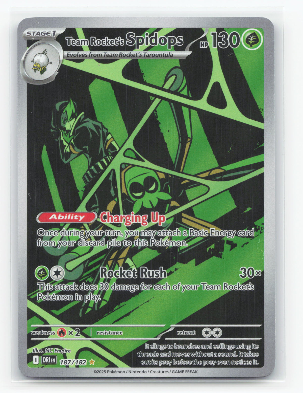 Team Rocket's Spidops 187/182 - Destined Rivals