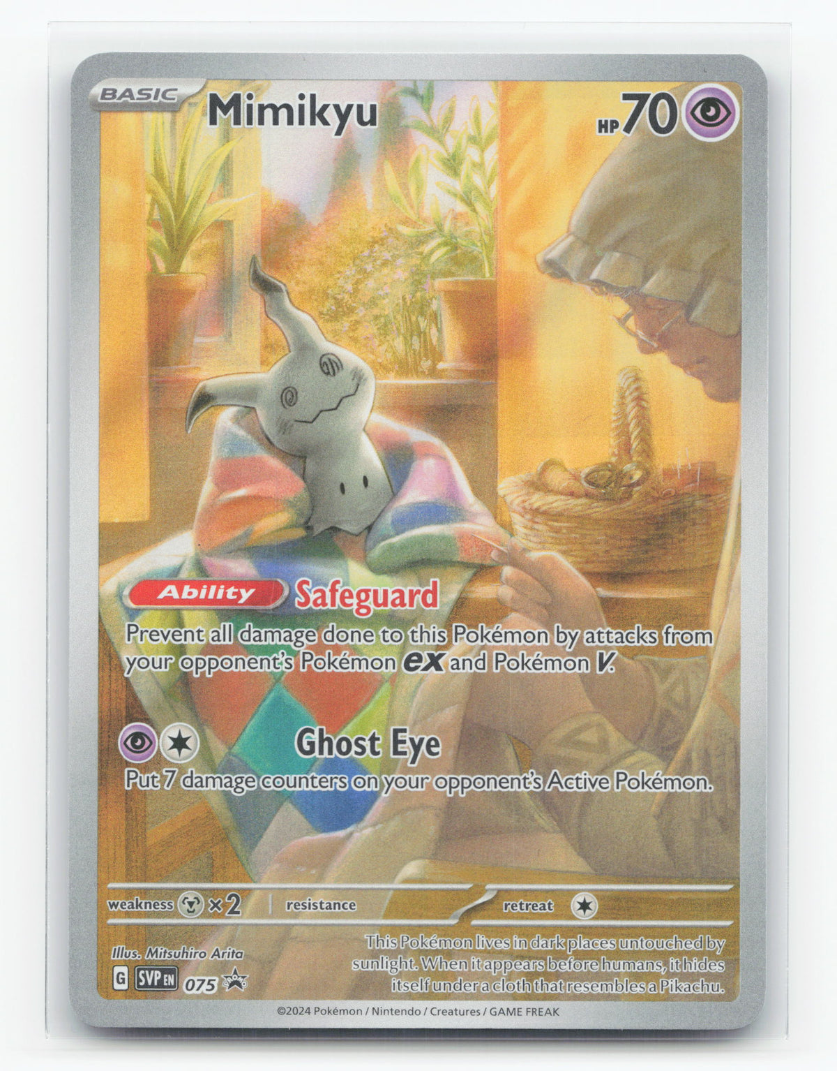 Mimikyu 075 - Scarlet & Violet Black Star Promos