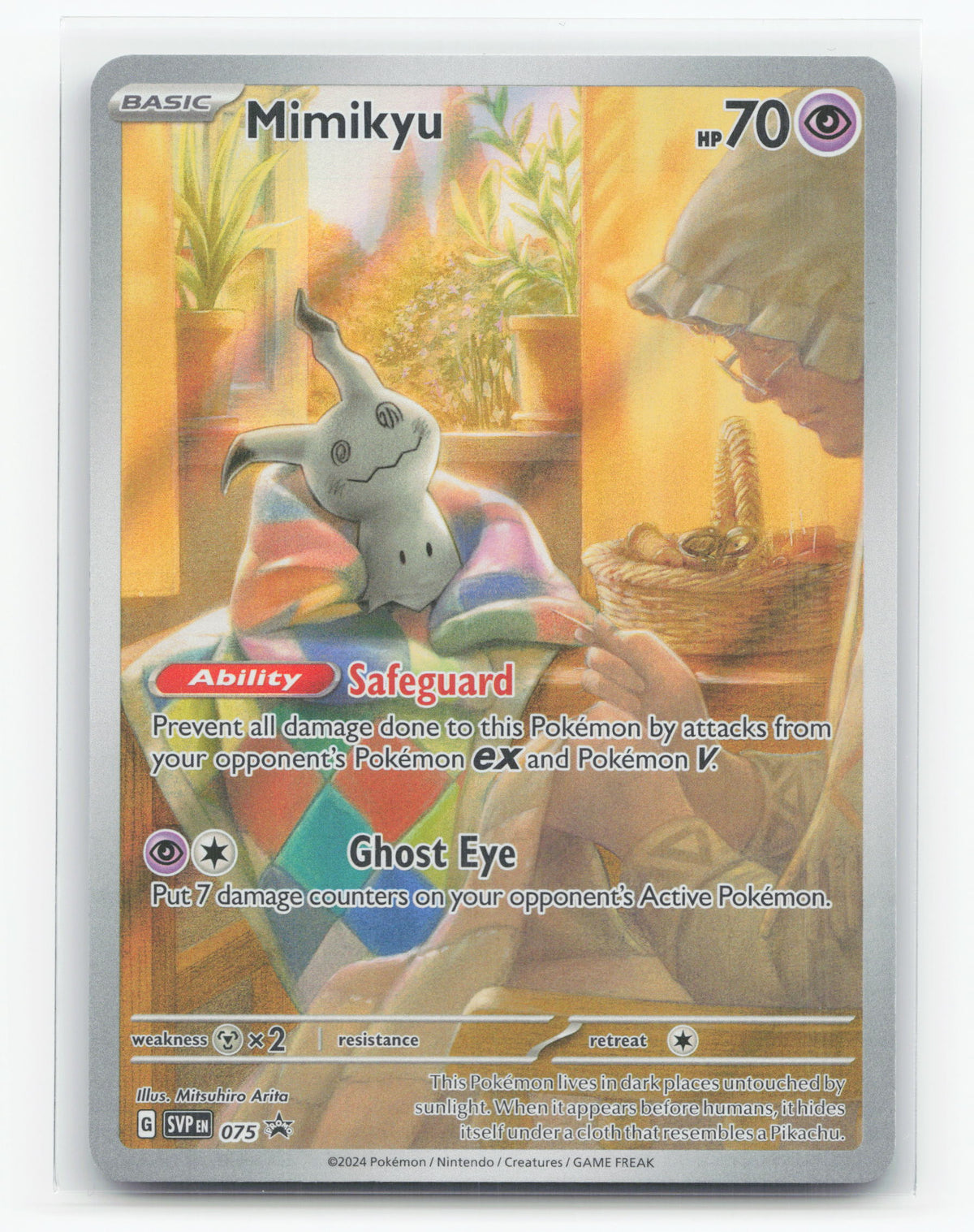 Mimikyu 075 - Scarlet & Violet Black Star Promos