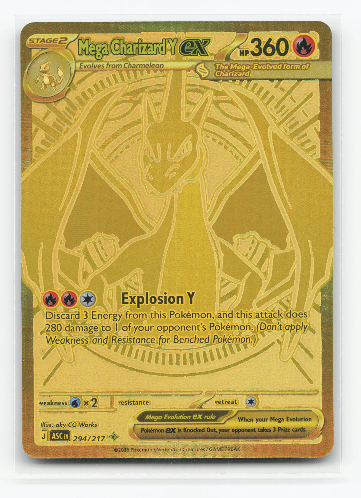 Mega Charizard Y ex 294/217 - Ascended Heroes