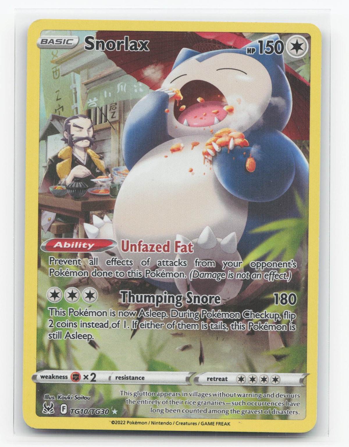 Snorlax TG10/TG30 - Lost Origin Trainer Gallery