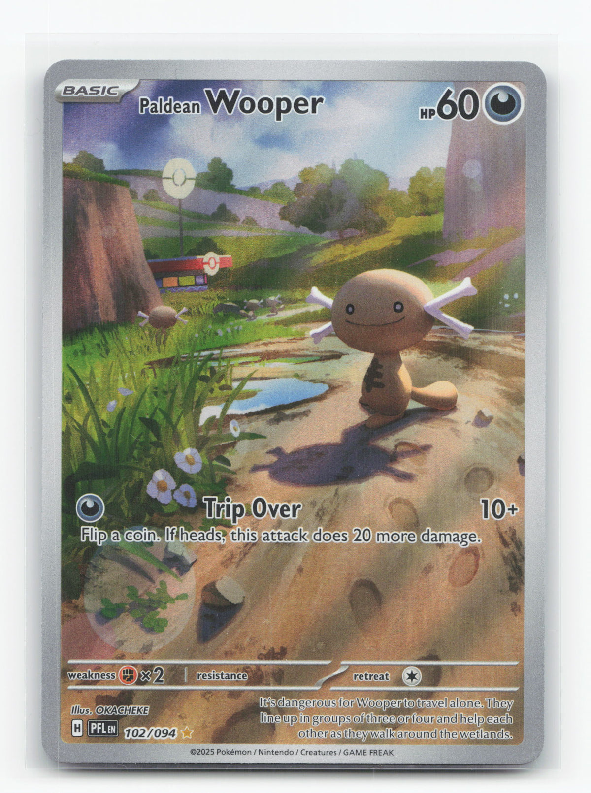 Paldean Wooper 102/094 - Phantasmal Flames