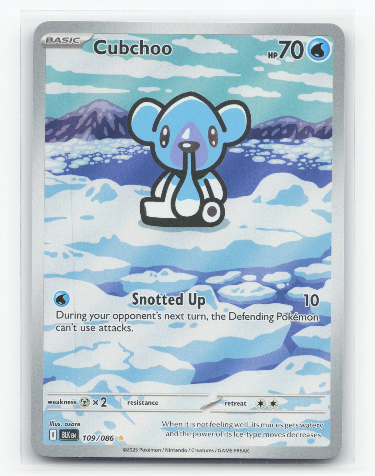 Cubchoo 109/086 - Black Bolt