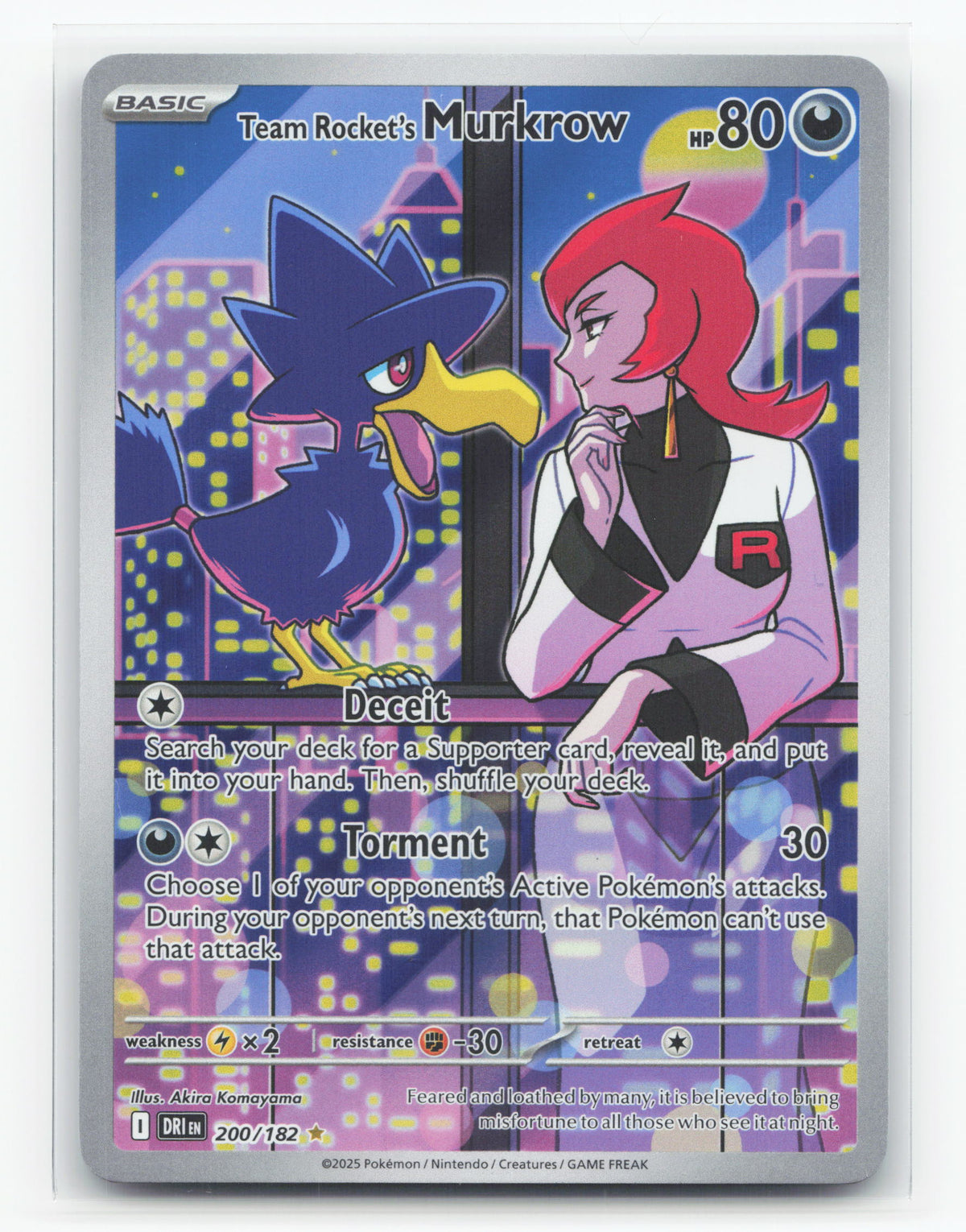 Team Rocket's Murkrow 200/182 - Destined Rivals