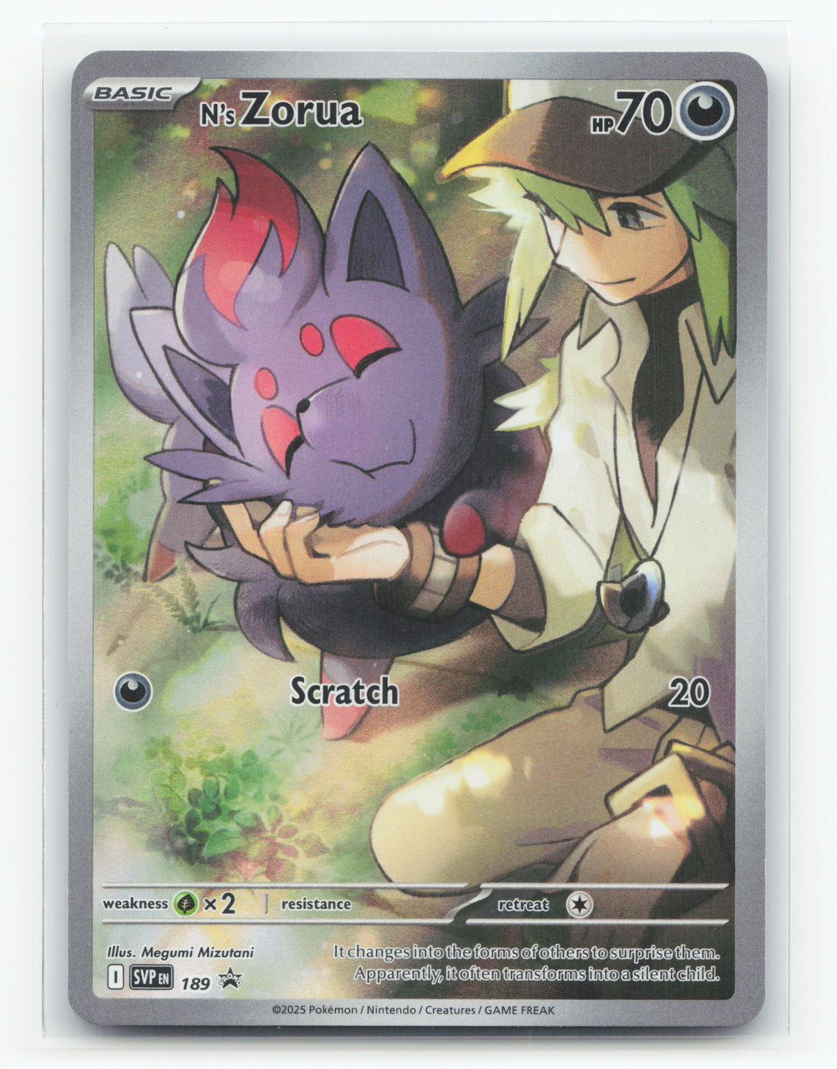 N's Zorua 189 - Scarlet & Violet Black Star Promos