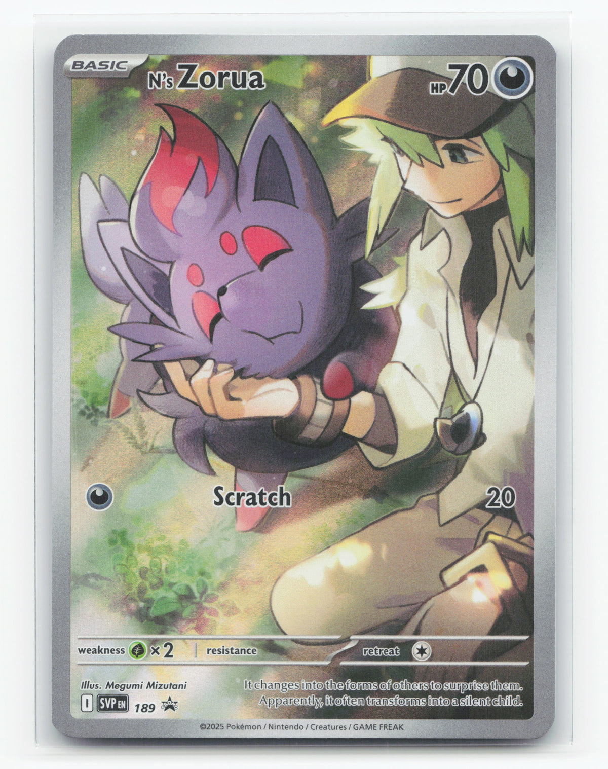 N's Zorua 189 - Scarlet & Violet Black Star Promos