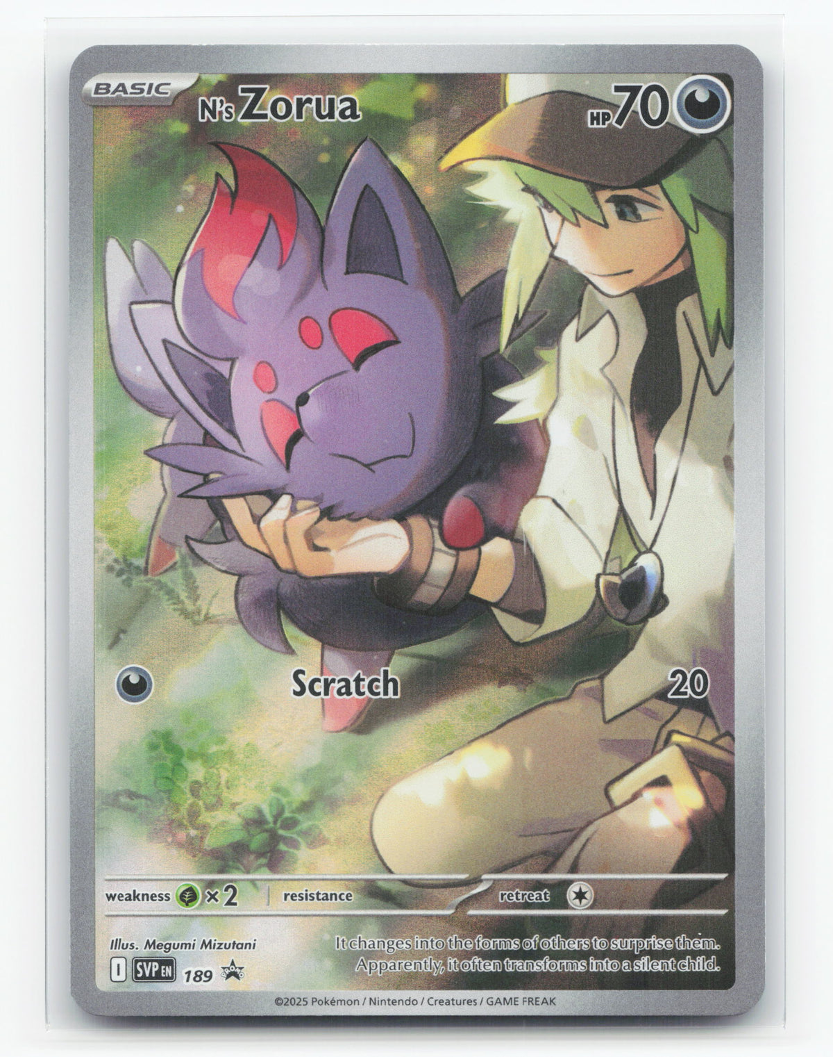 N's Zorua 189 - Scarlet & Violet Black Star Promos