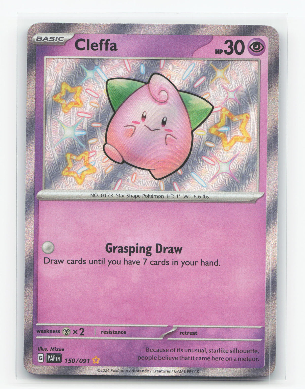 Cleffa 150/091 - Paldean Fates