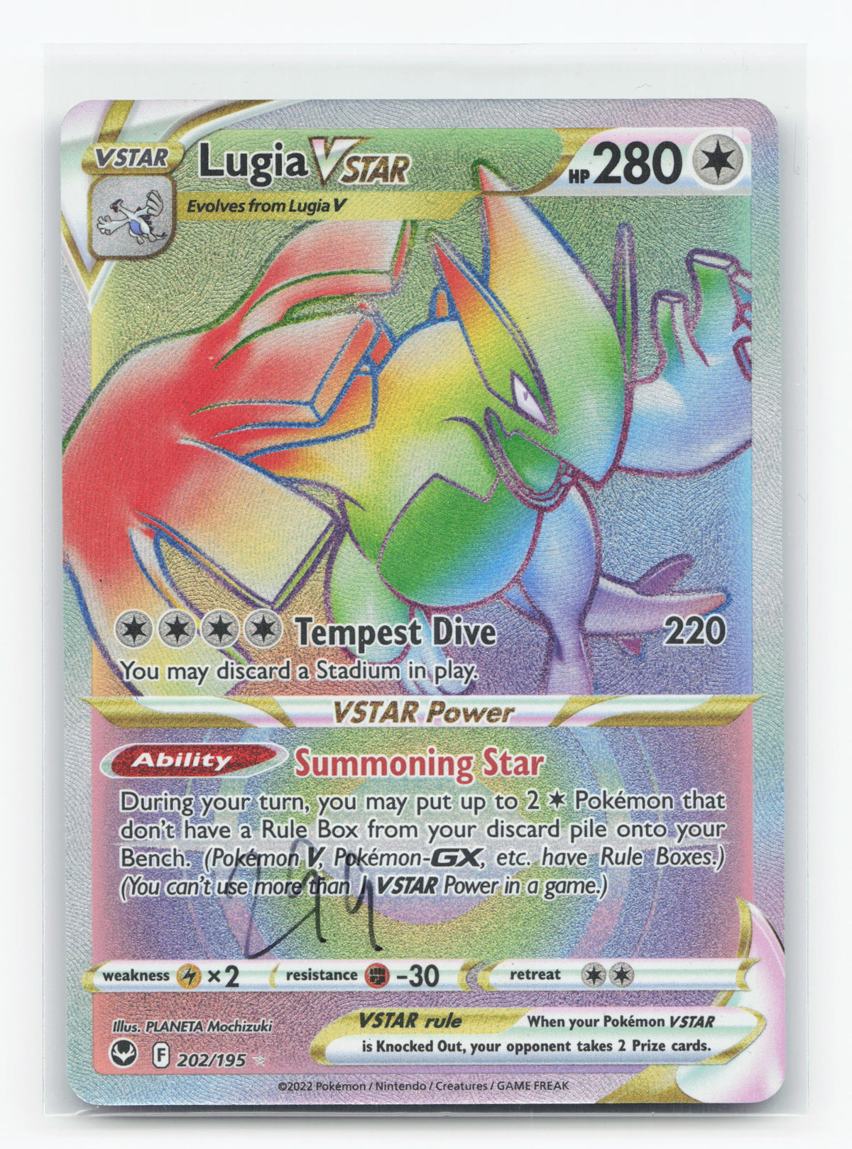 Lugia VSTAR 202/195 - Silver Tempest