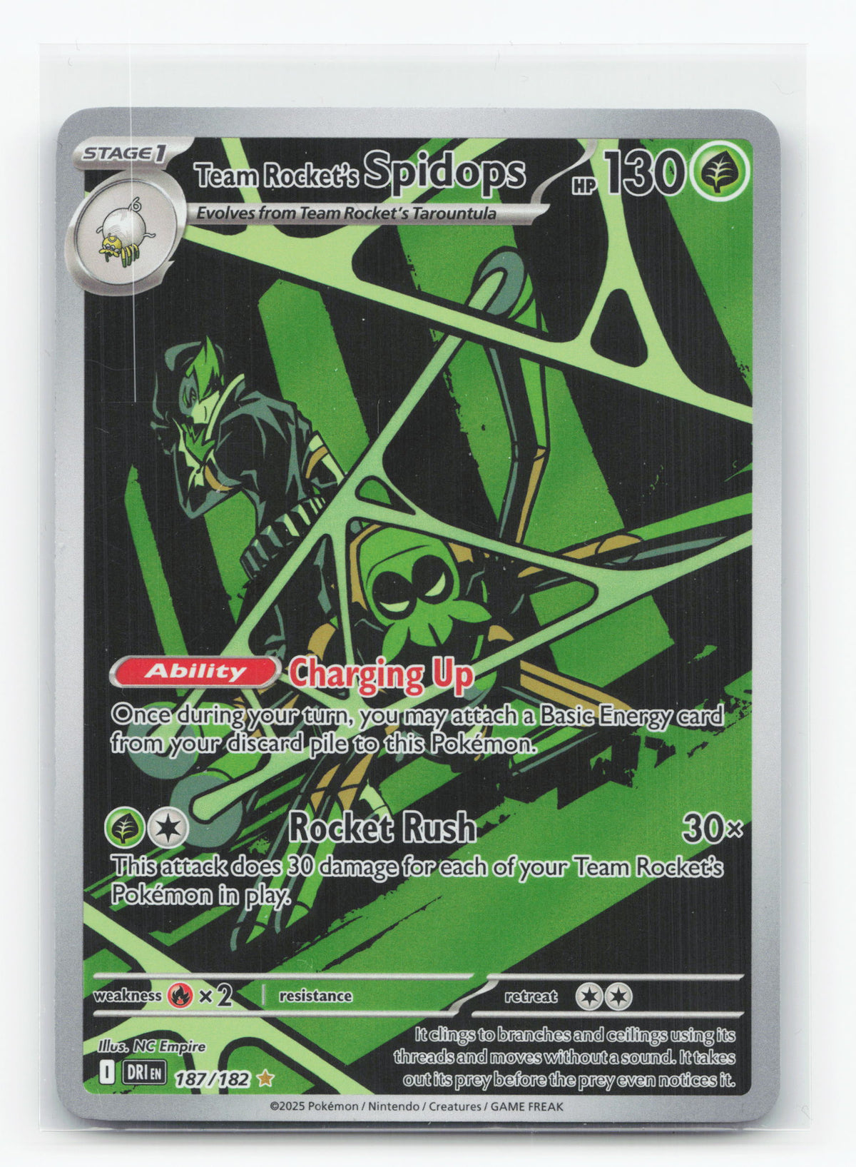 Team Rocket's Spidops 187/182 - Destined Rivals