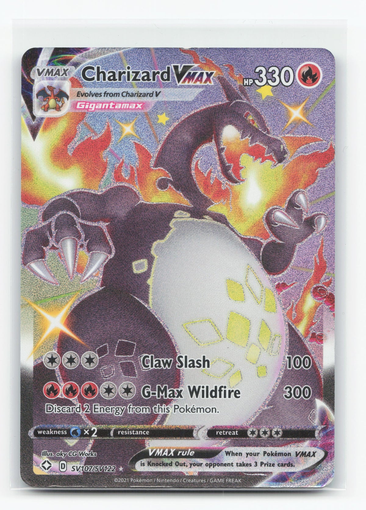 Charizard VMAX SV107/SV122 - Shining Fates Shiny Vault