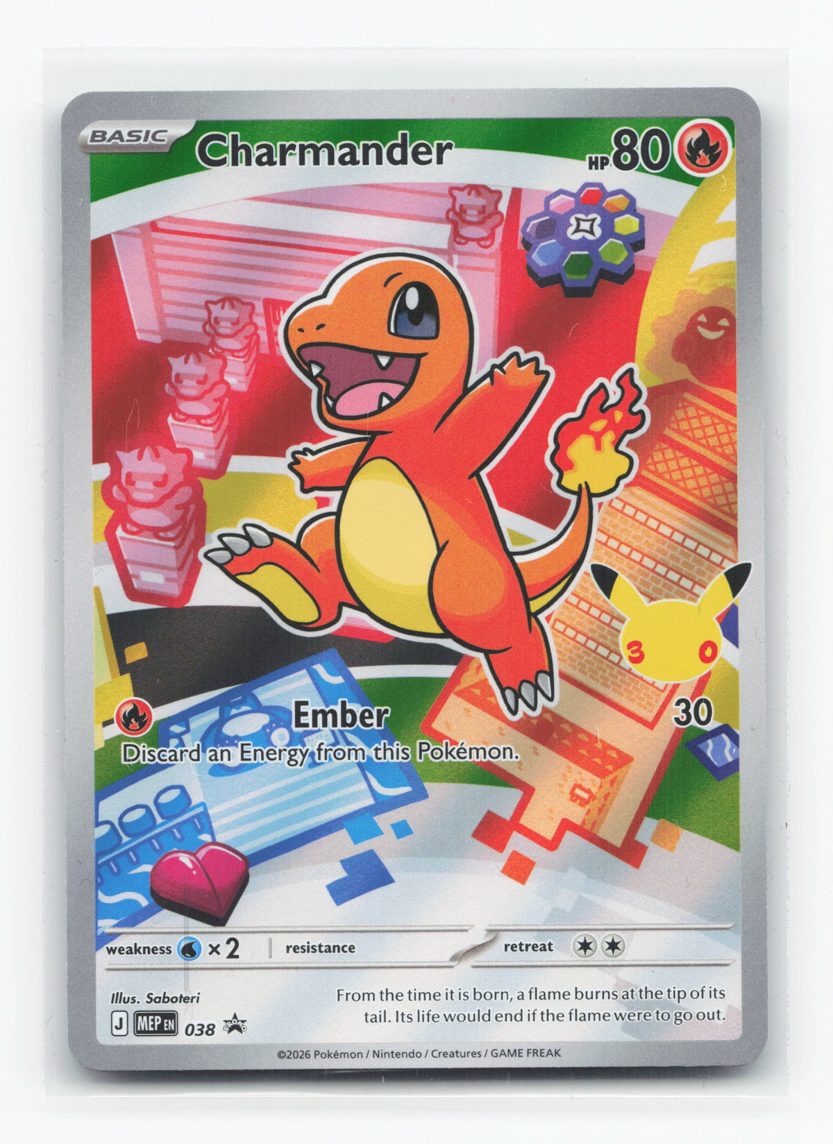 Charmander 038 - Mega Evolution Black Star Promos