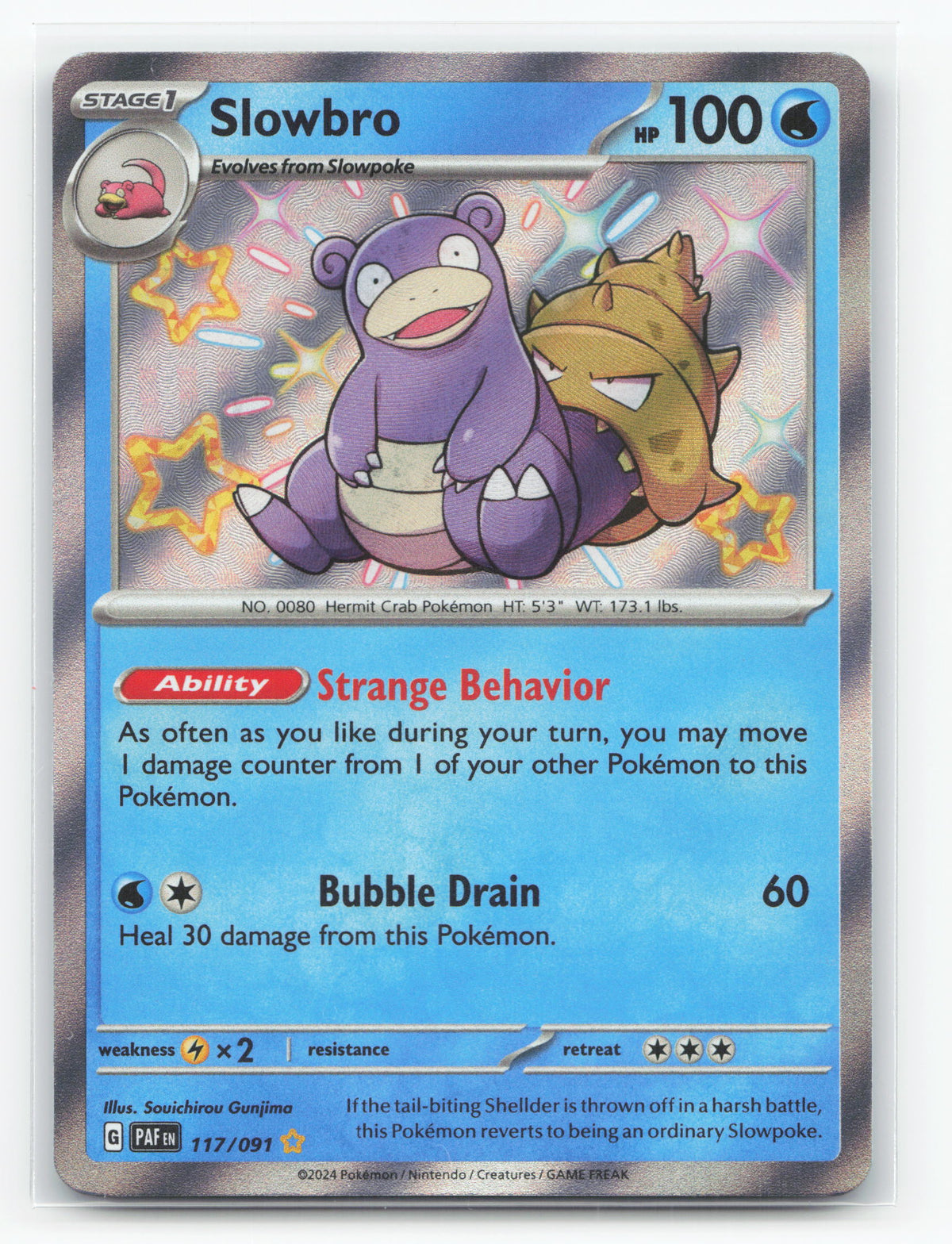 Slowbro 117/091 - Paldean Fates