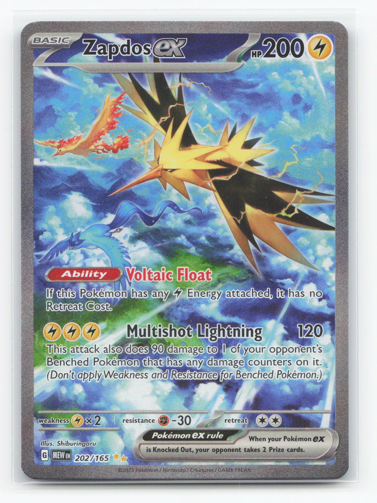 Zapdos ex 202/165 - 151