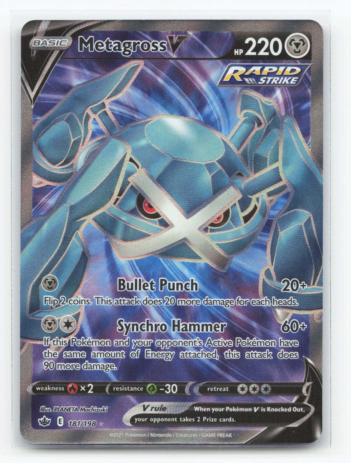 Metagross V 181/198 - Chilling Reign