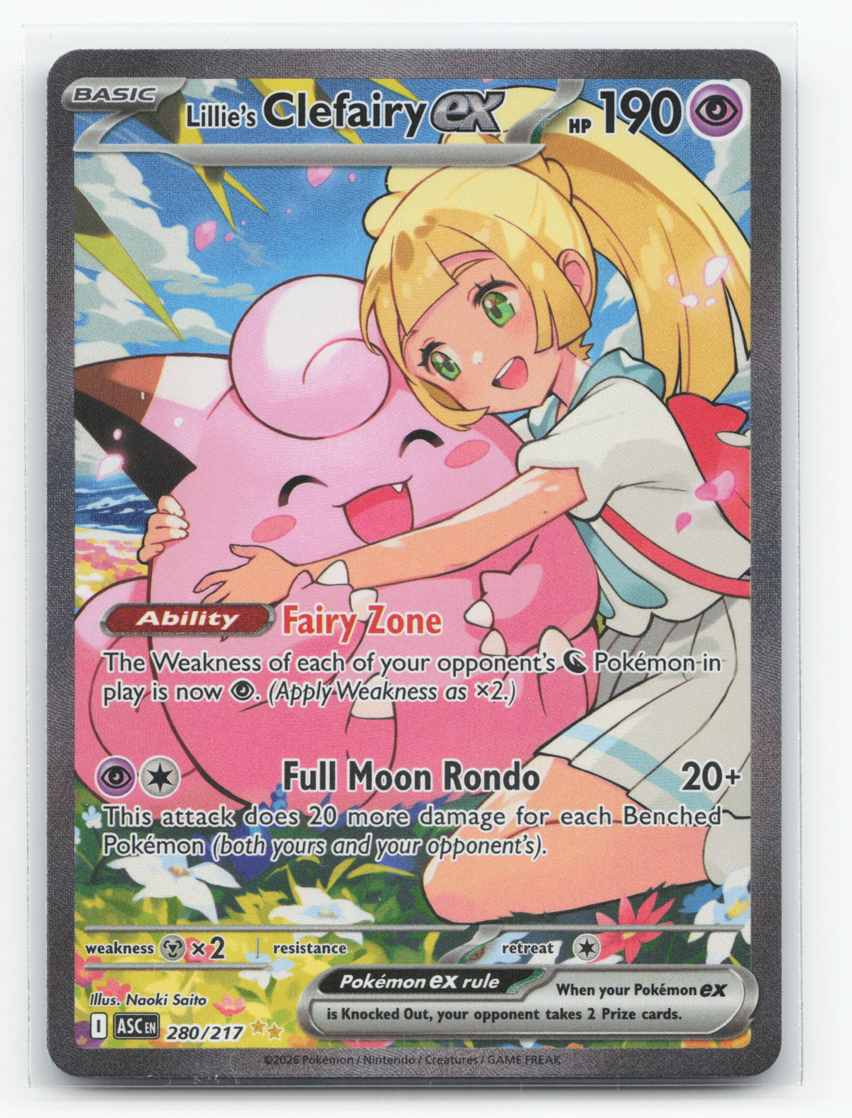 Lillie's Clefairy ex 280/217 - Ascended Heroes