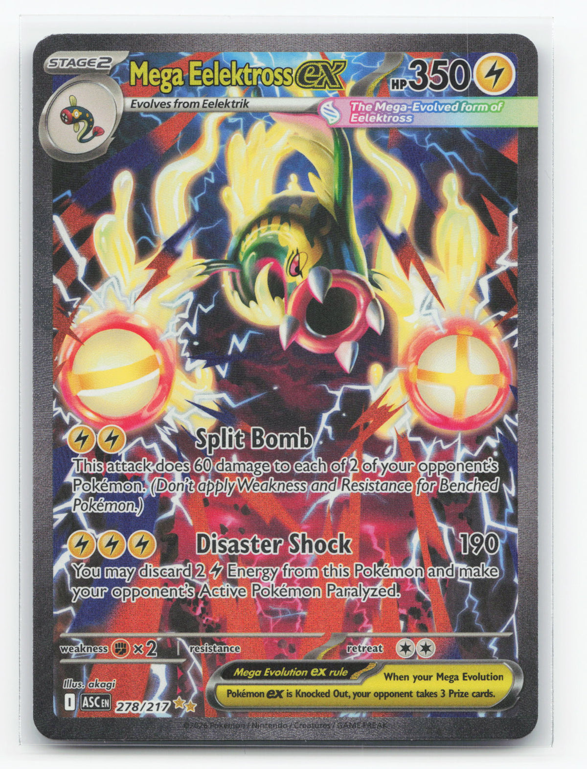 Mega Eelektross ex 278/217 - Ascended Heroes