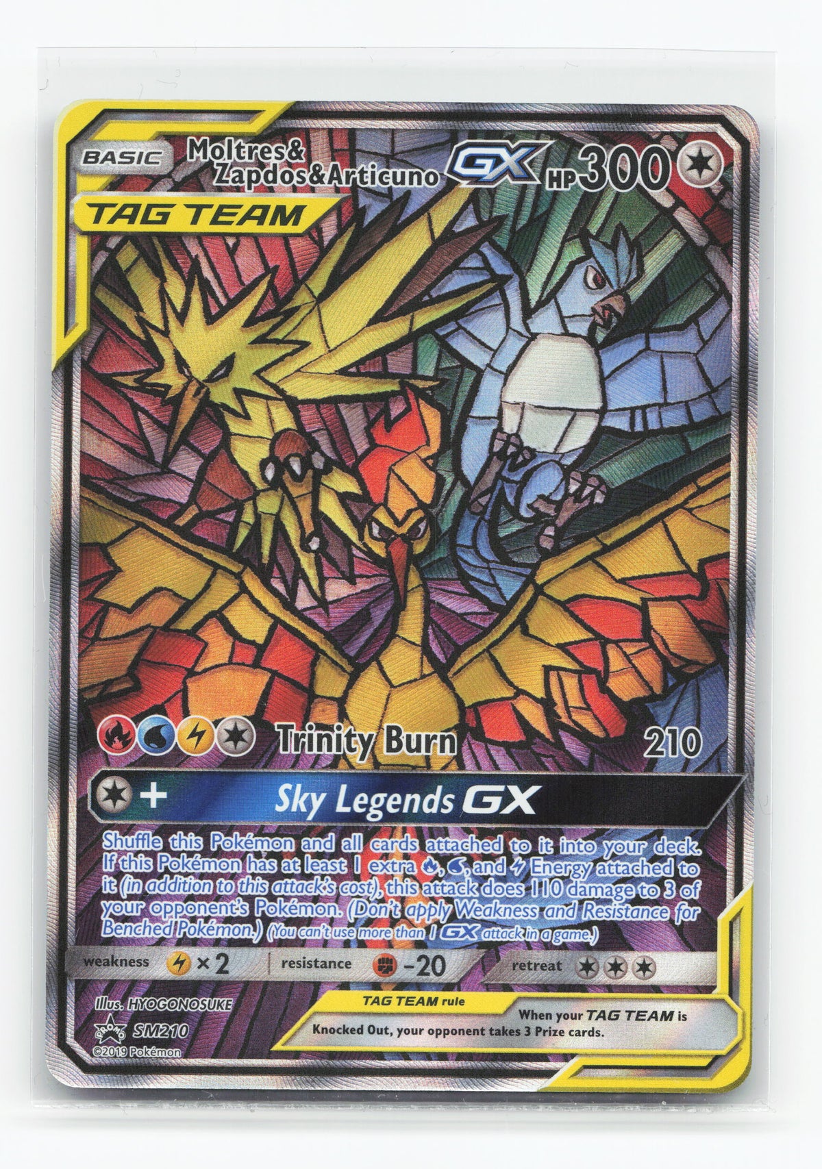 Moltres & Zapdos & Articuno-GX SM210 - SM Black Star Promos