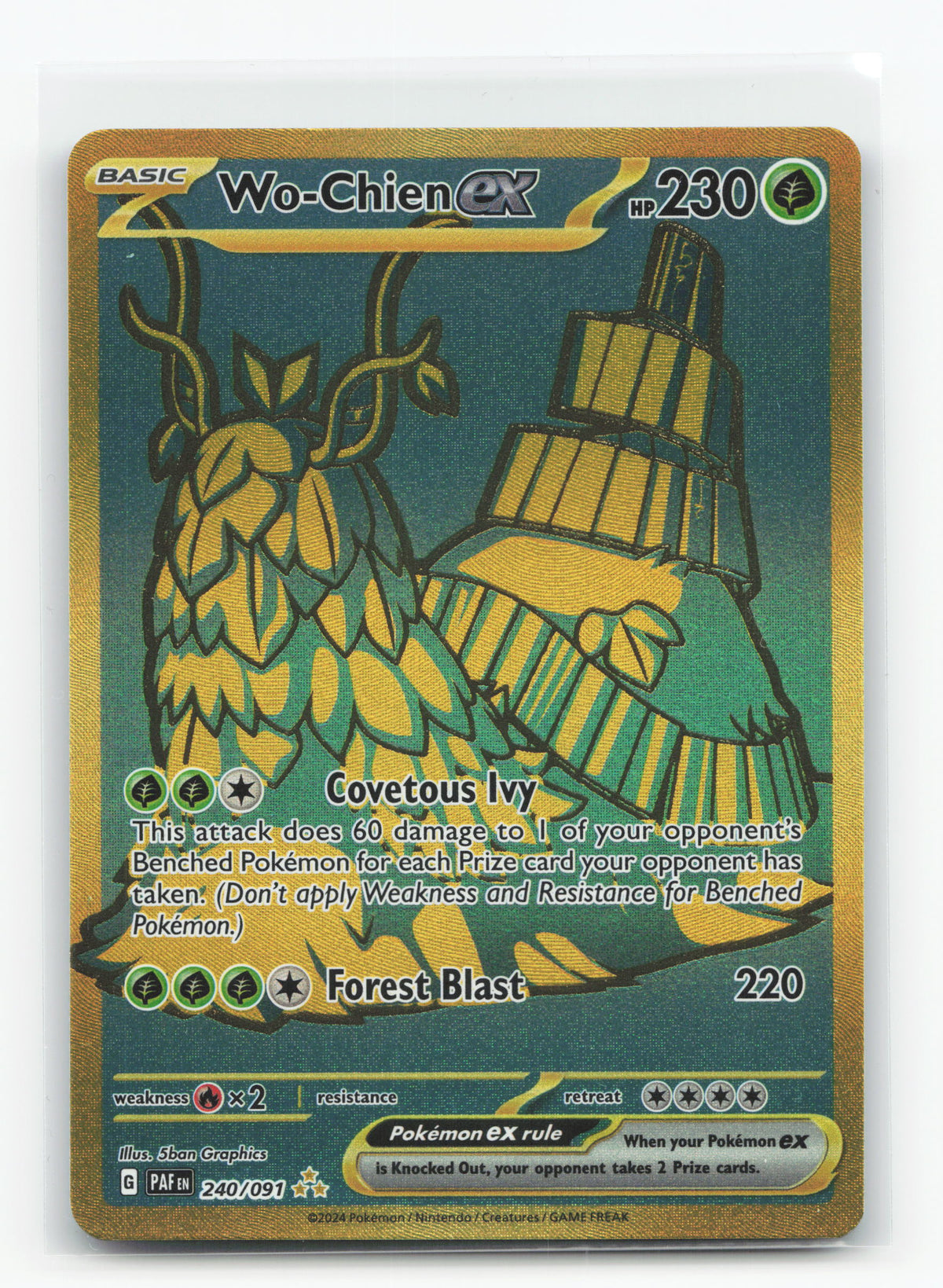 Wo-Chien ex 240/091 - Paldean Fates