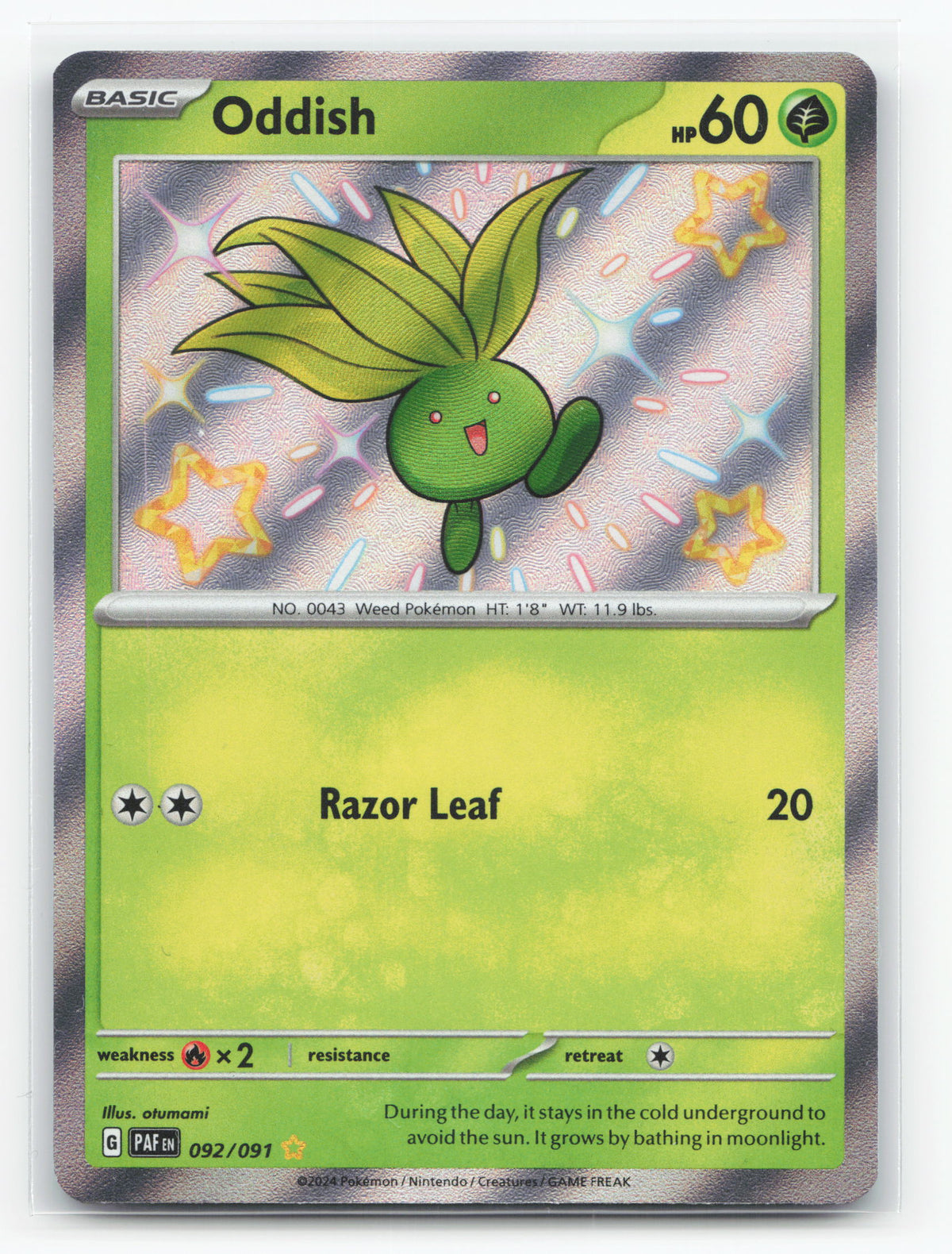 Oddish 092/091 - Paldean Fates