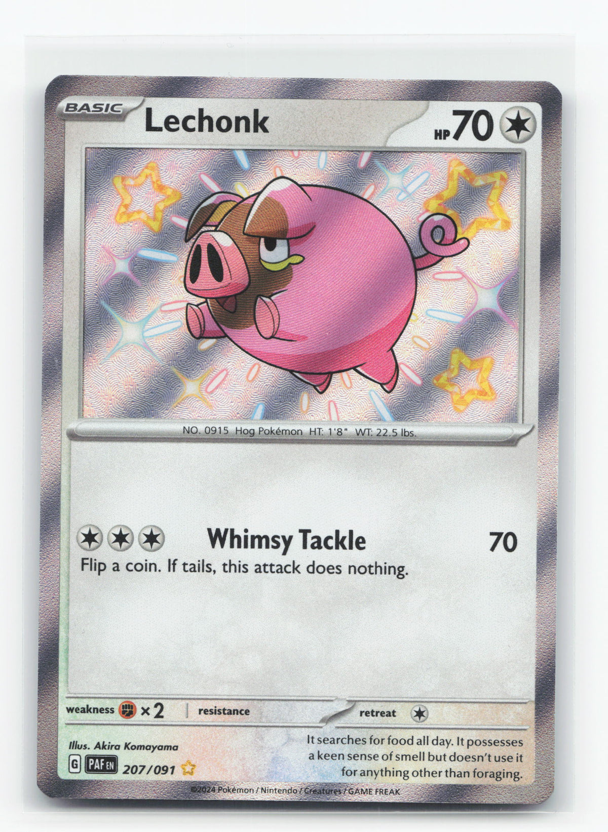 Lechonk 207/091 - Paldean Fates