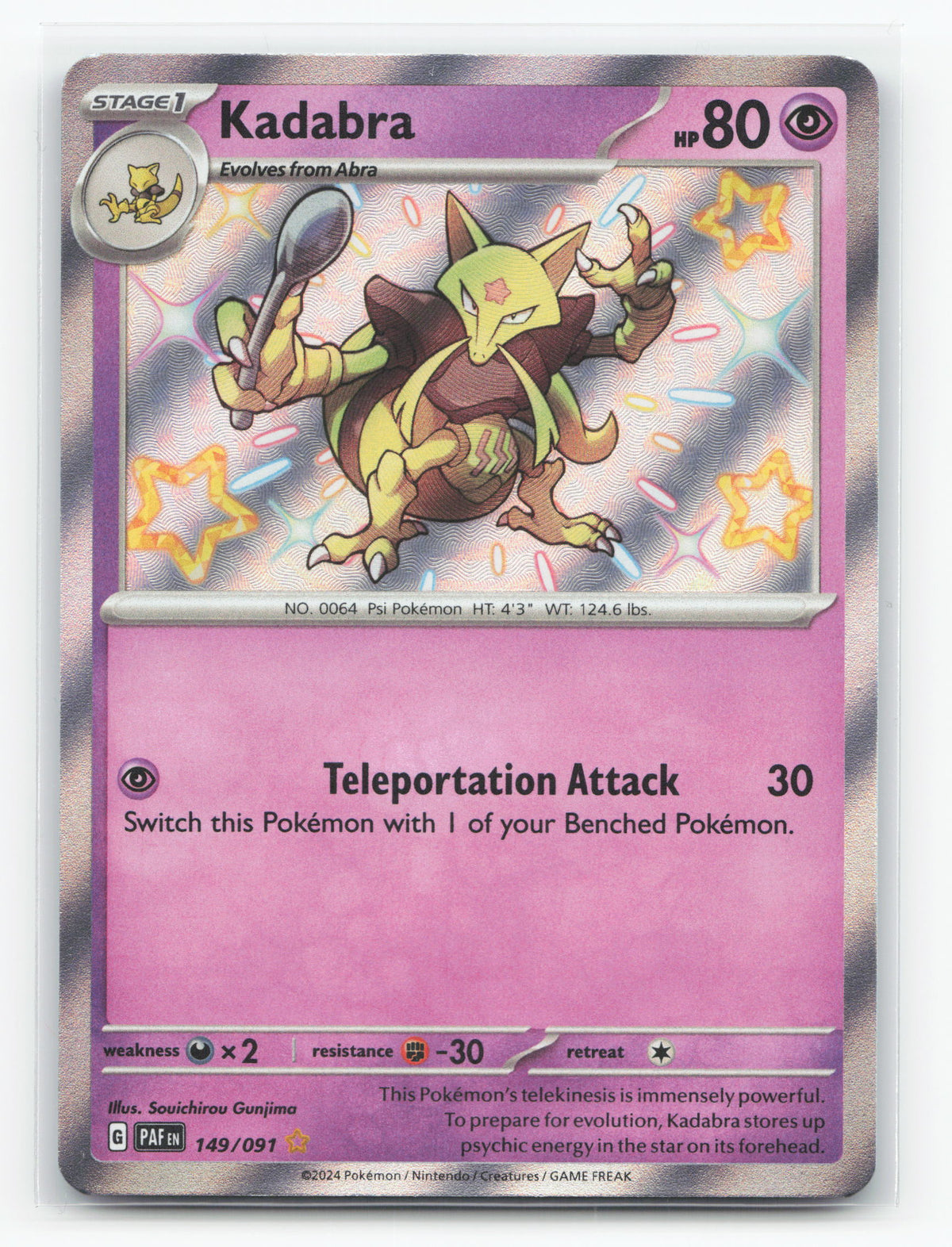 Kadabra 149/091 - Paldean Fates