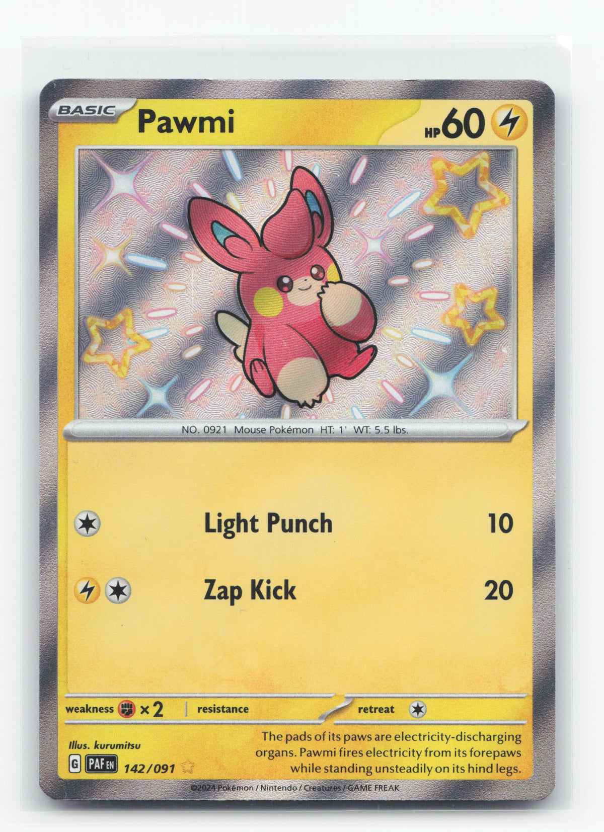 Pawmi 142/091 - Paldean Fates