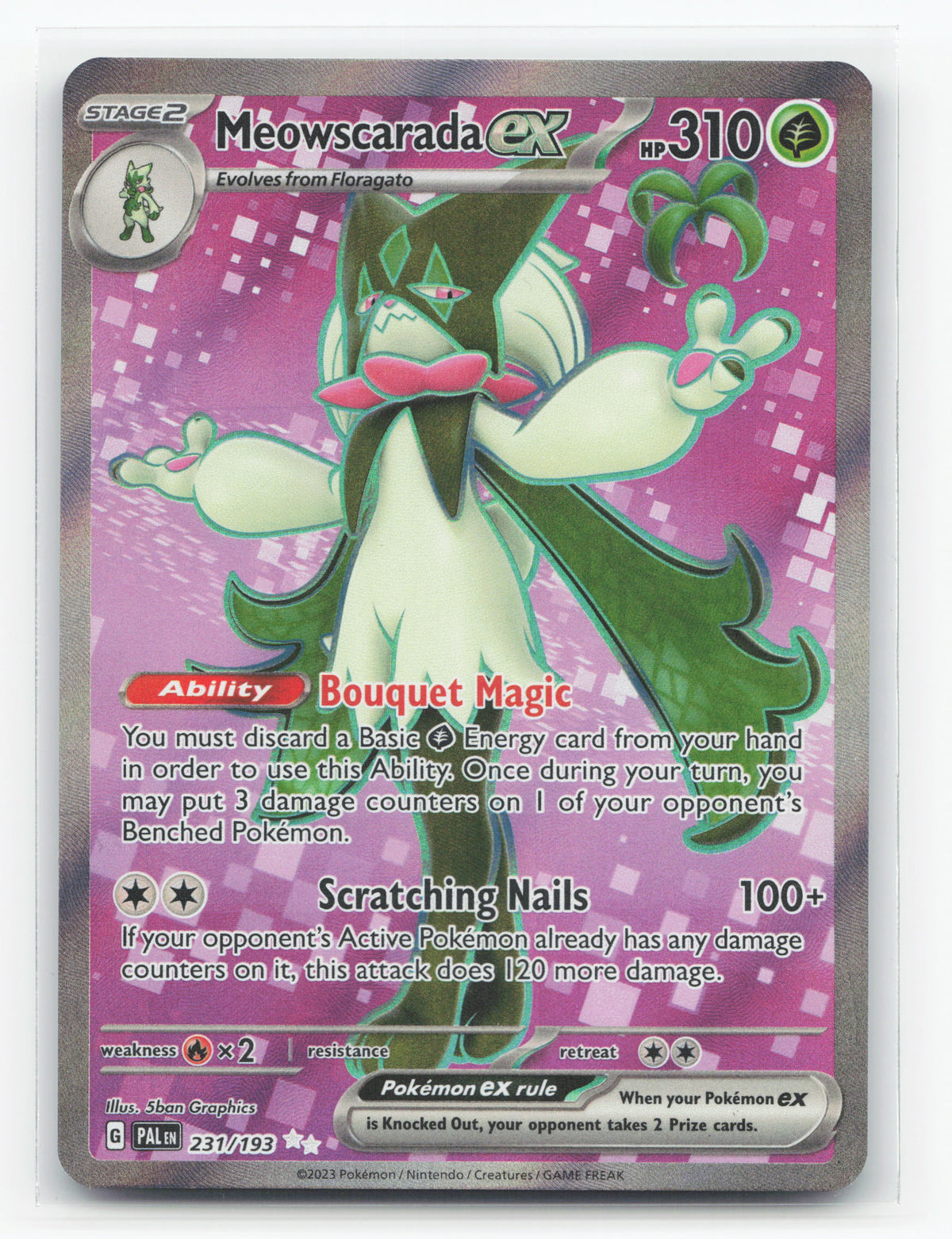 Meowscarada ex 231/193 - Paldea Evolved