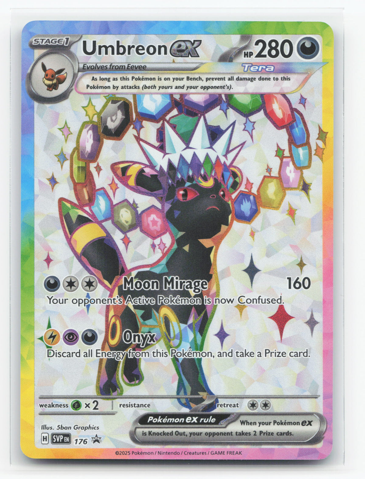 Umbreon ex 176 - Scarlet & Violet Black Star Promos