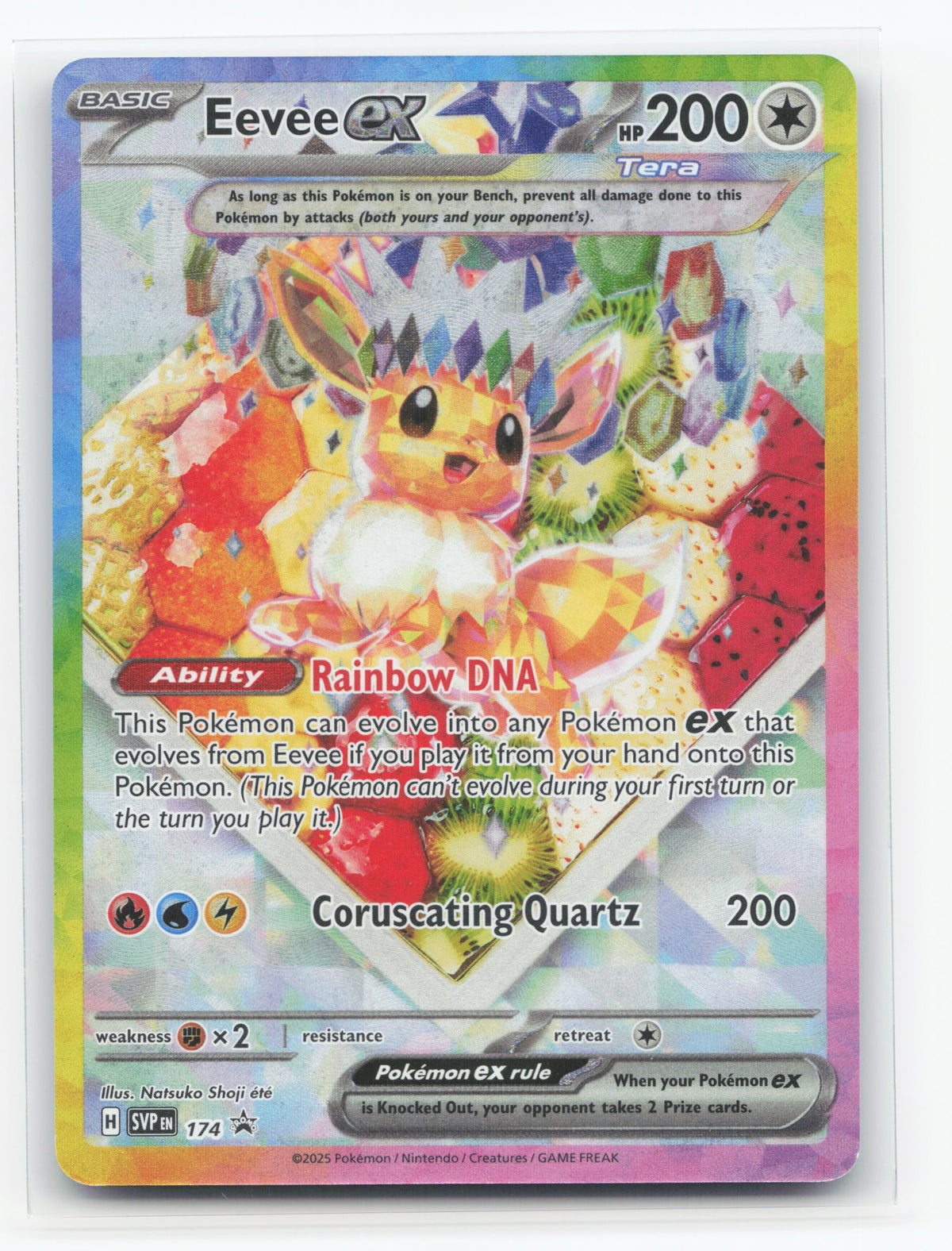 Eevee ex 174 - Scarlet & Violet Black Star Promos