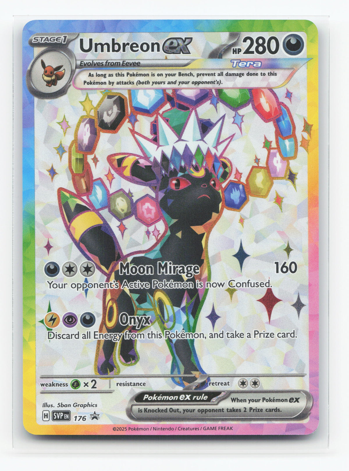 Umbreon ex 176 - Scarlet & Violet Black Star Promos