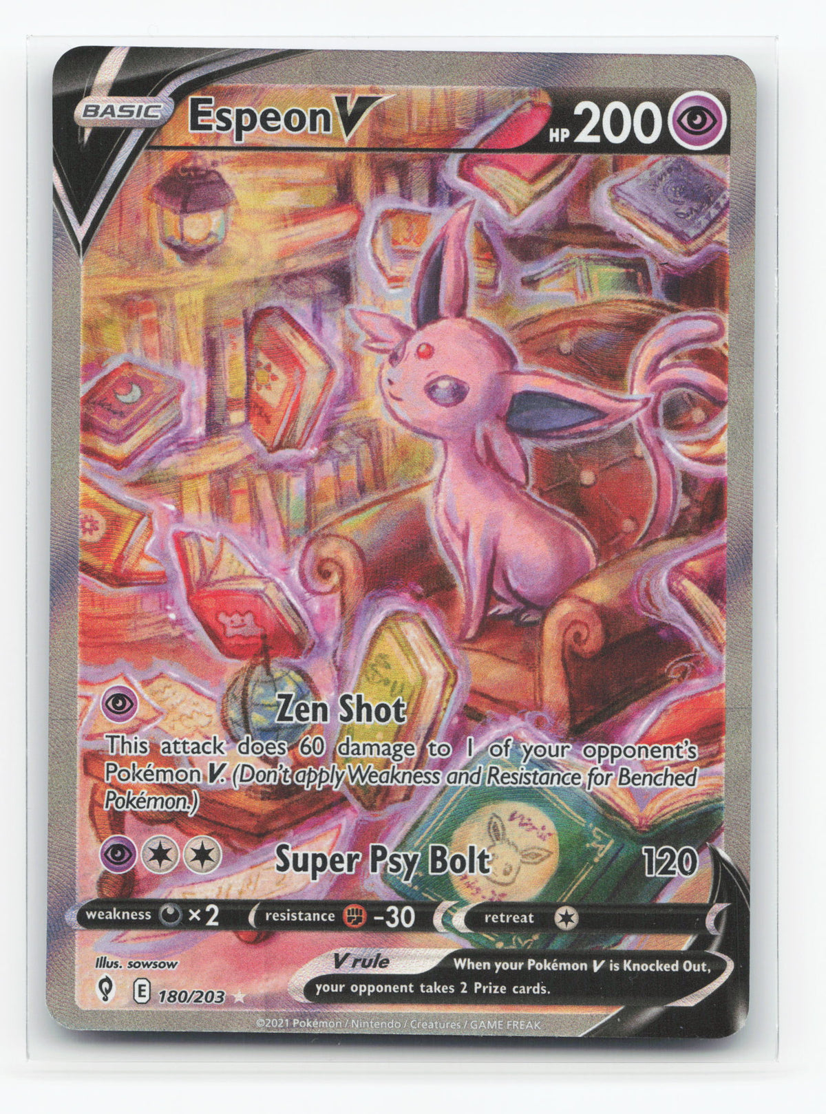 Espeon V 180/203 - Evolving Skies