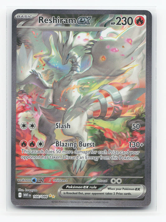 Reshiram ex 166/086 - White Flare