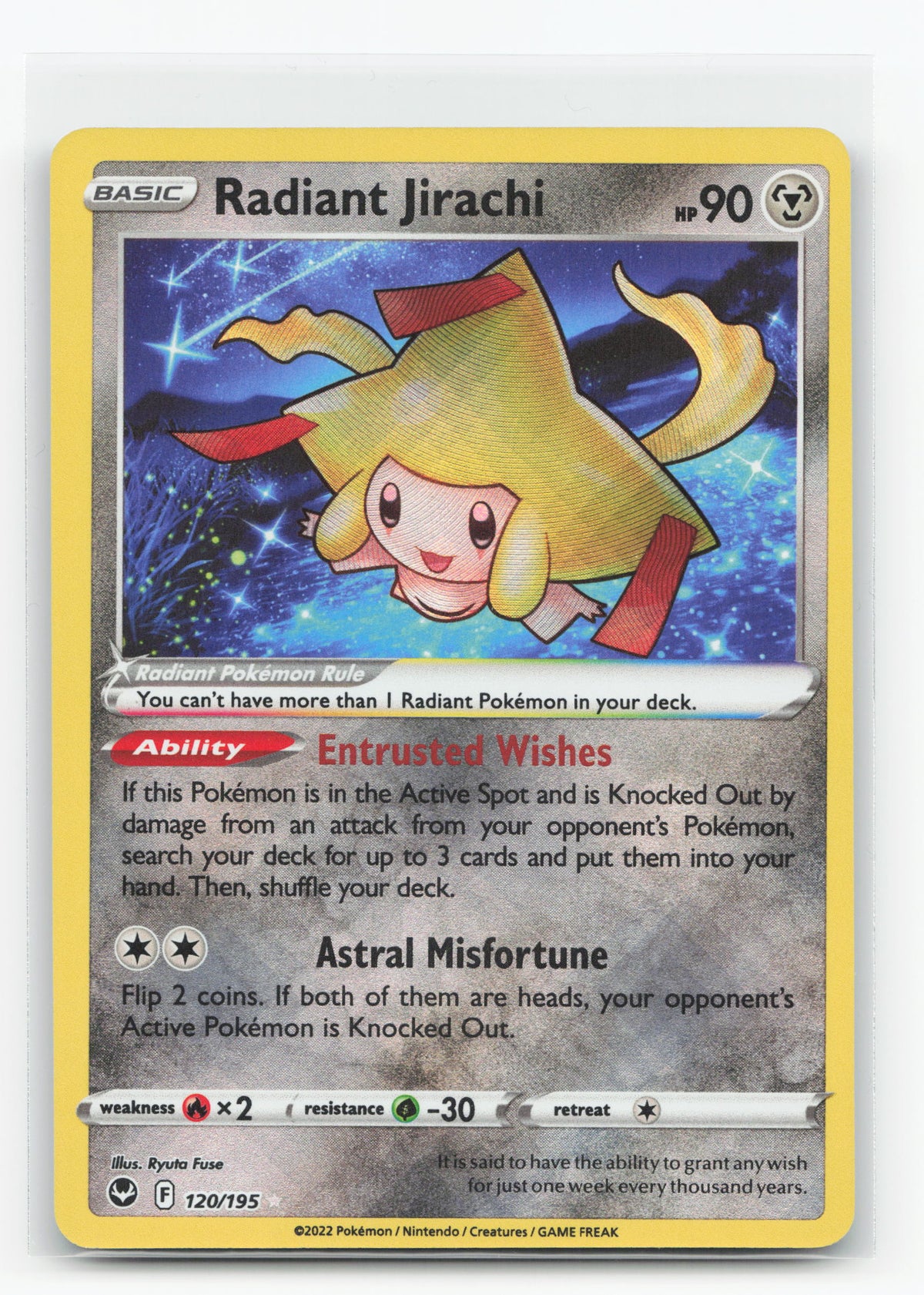 Radiant Jirachi 120/195 - Silver Tempest