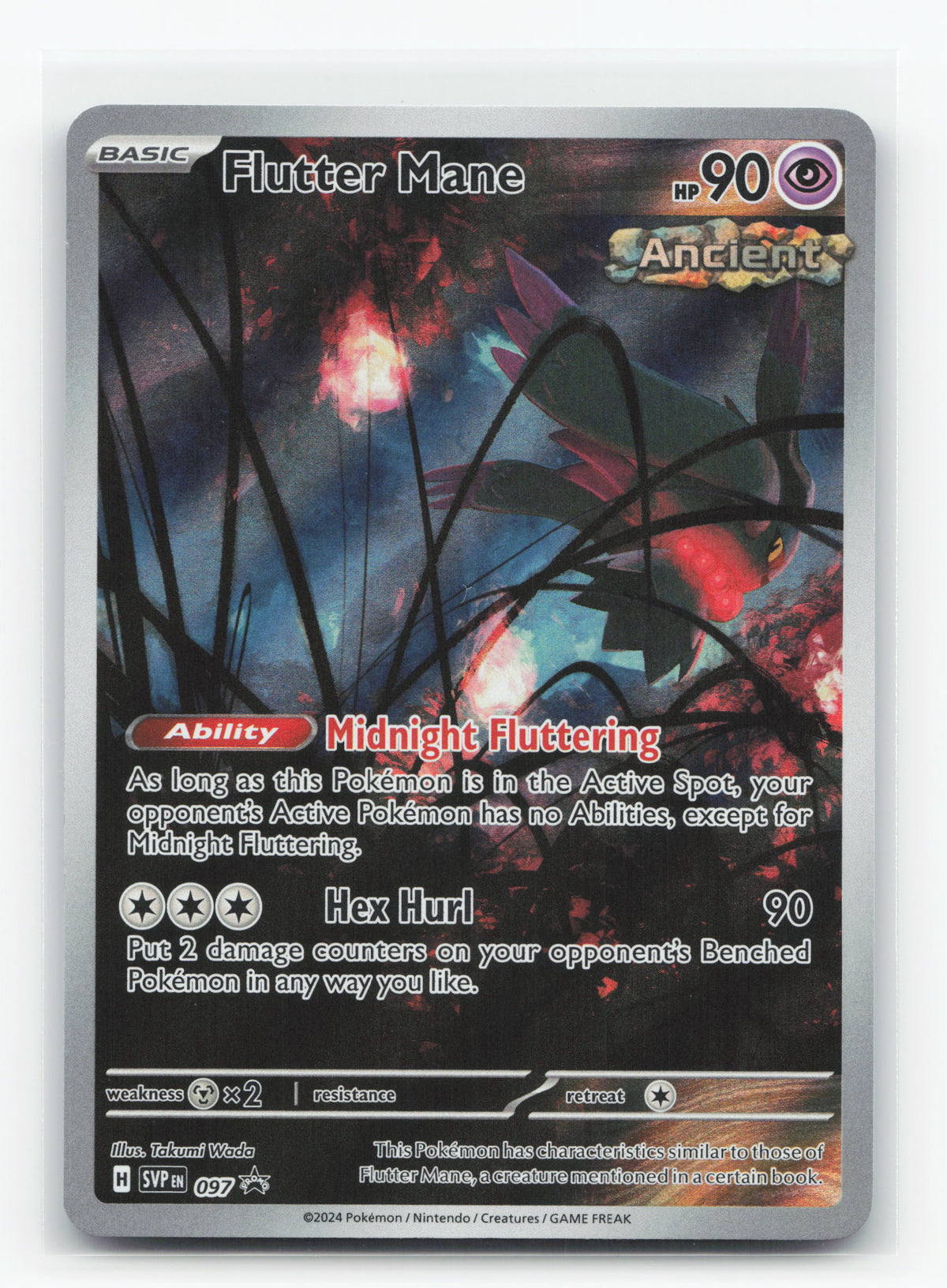 Flutter Mane 097 - Scarlet & Violet Black Star Promos