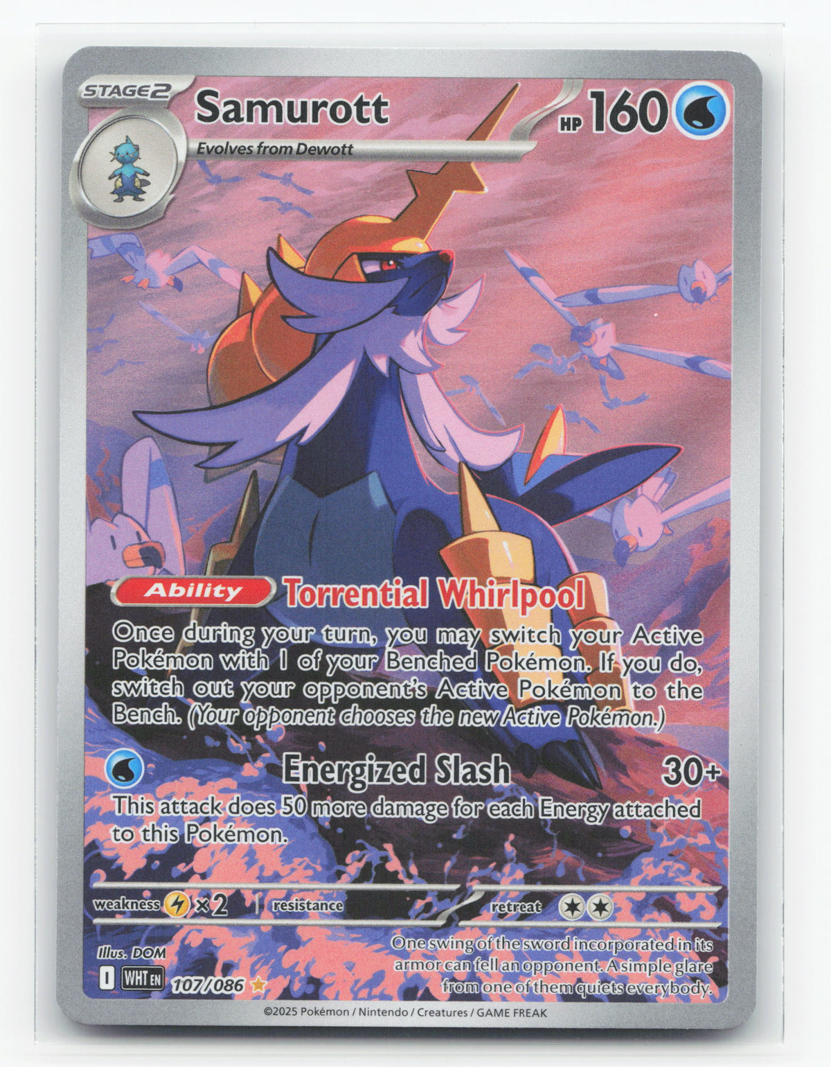 Samurott 107/086 - White Flare