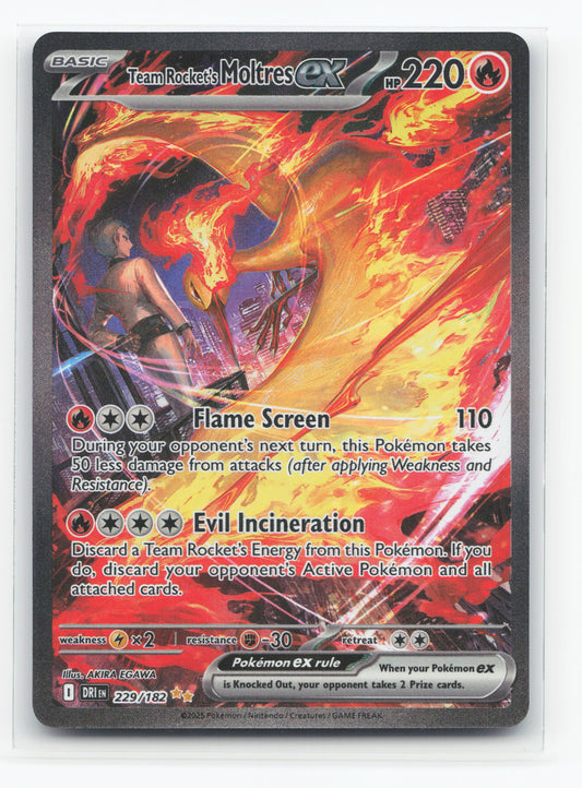 Team Rocket's Moltres ex 229/182 - Destined Rivals
