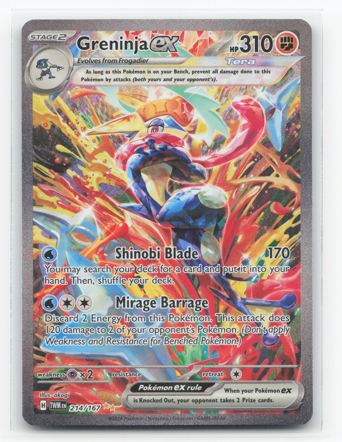 Greninja ex 214/167 - Twilight Masquerade