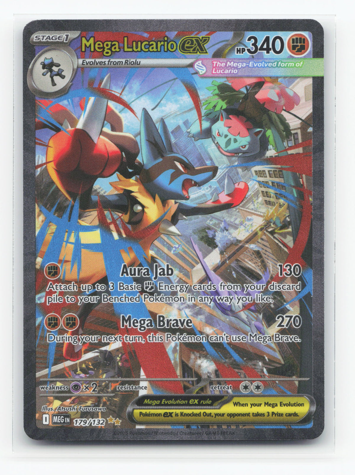 Mega Lucario ex 179/132 - Mega Evolution