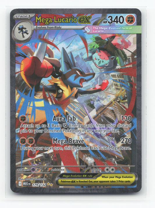 Mega Lucario ex 179/132 - Mega Evolution