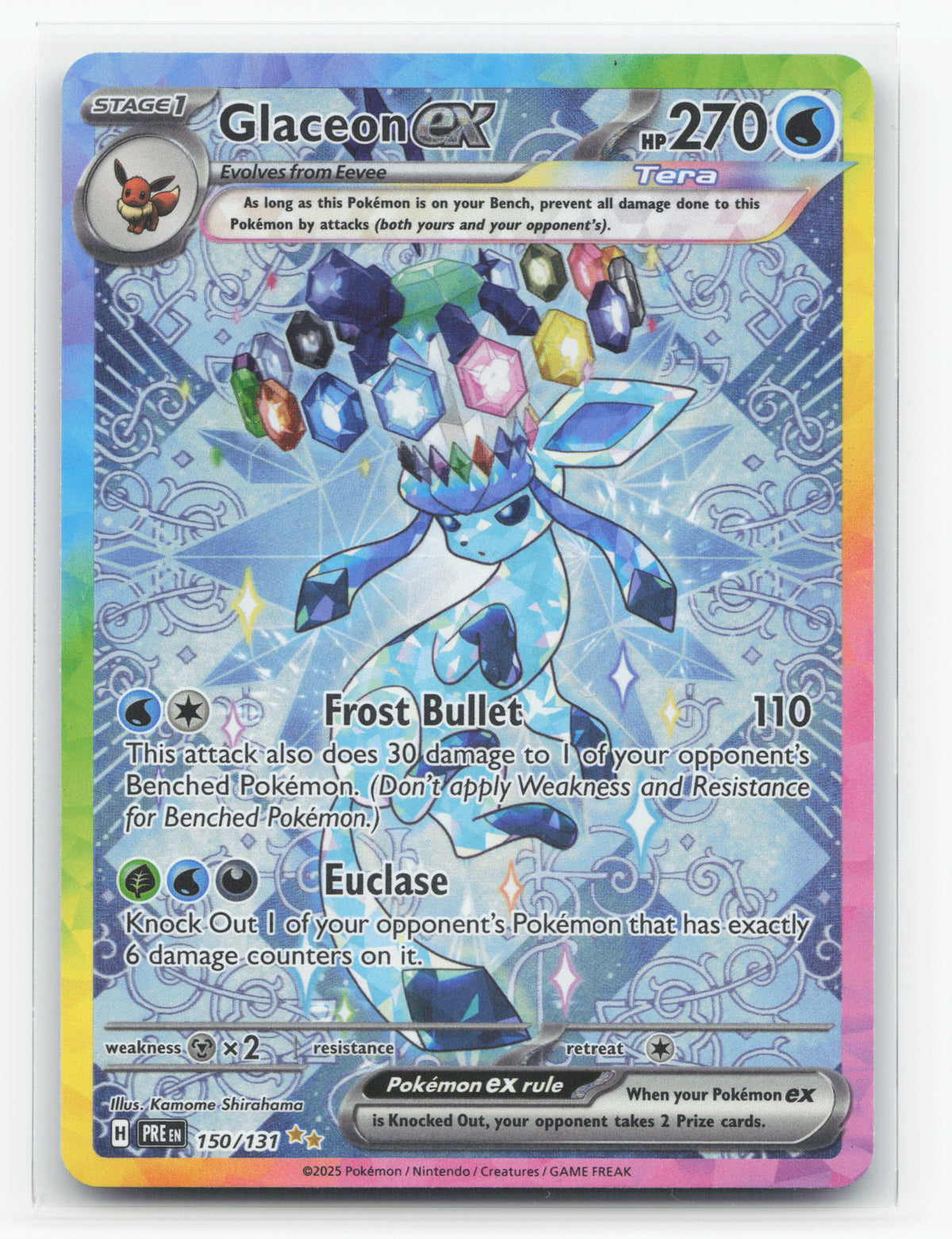 Glaceon ex 150/131 - Prismatic Evolutions