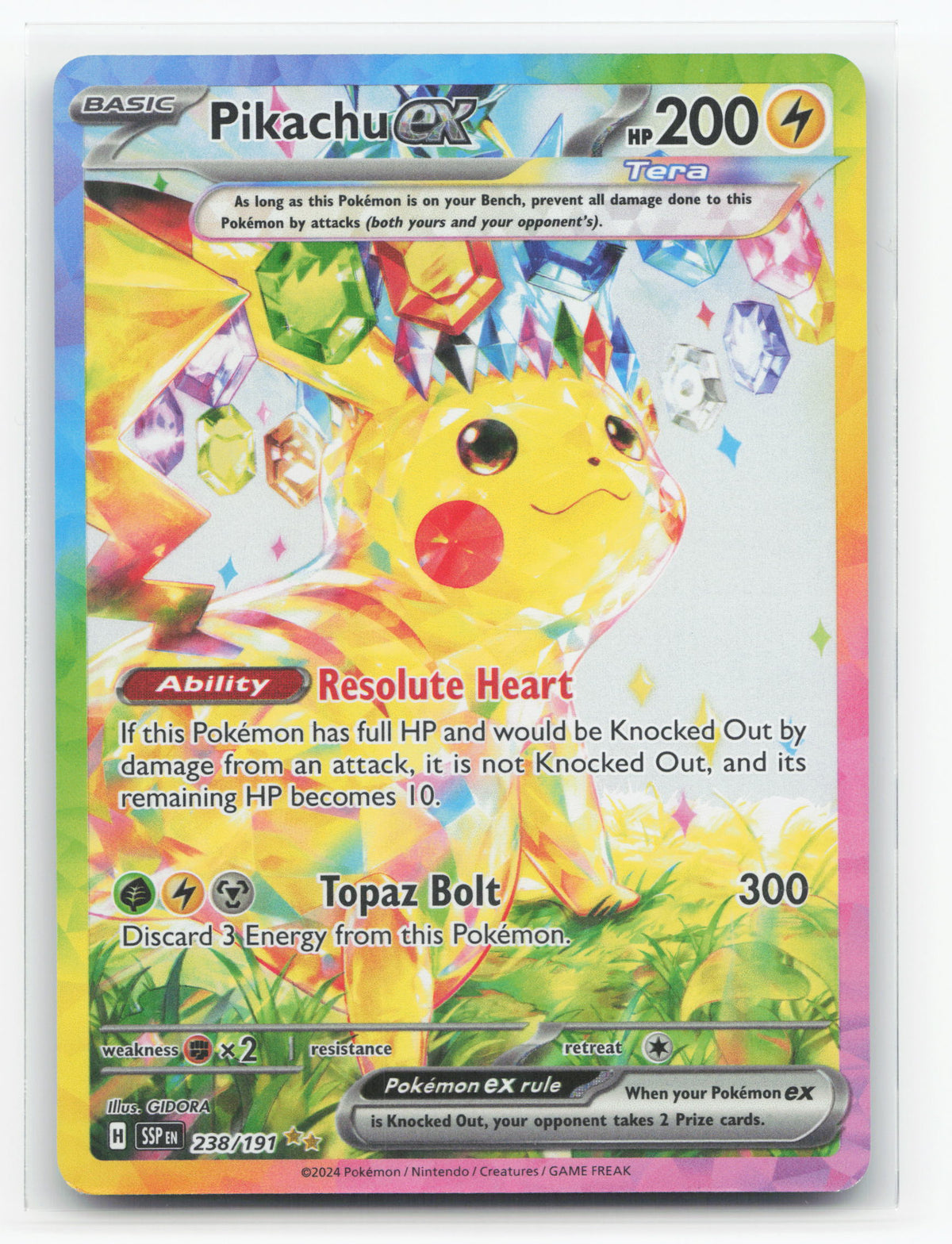 Pikachu ex 238/191 - Surging Sparks
