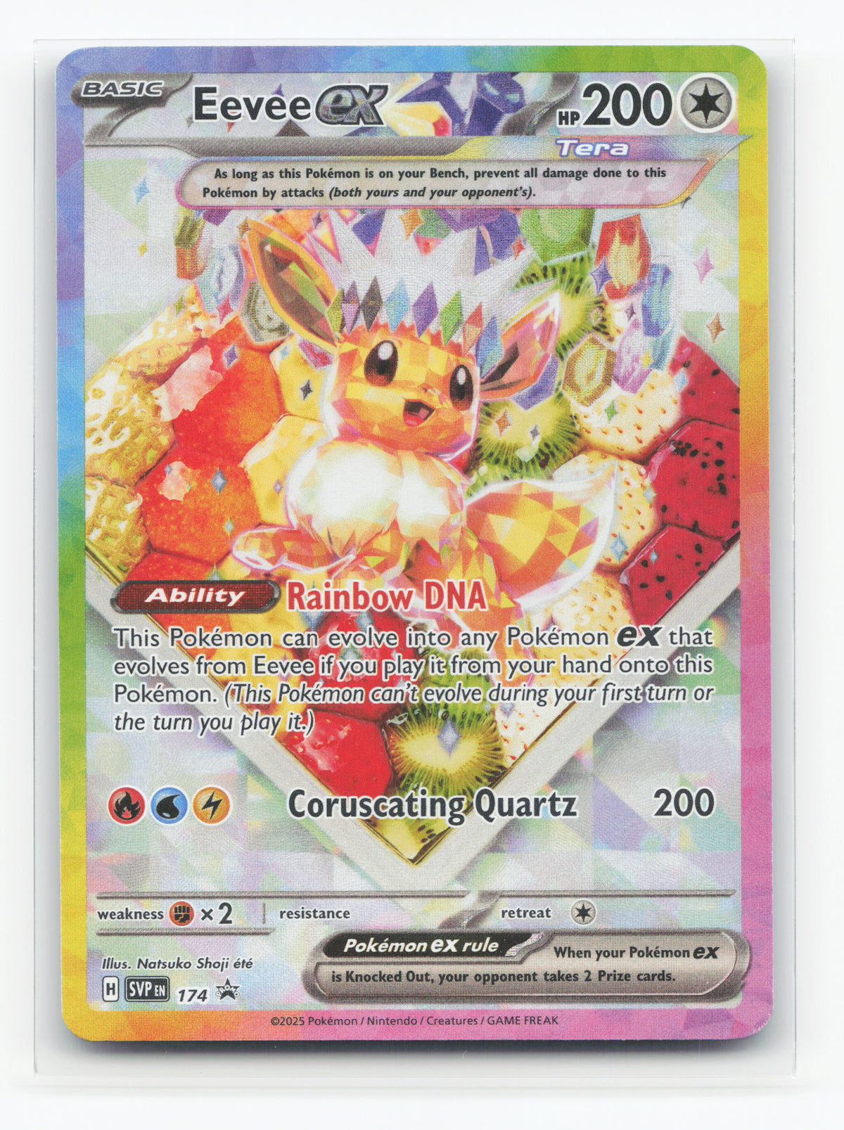 Eevee ex 174 - Scarlet & Violet Black Star Promos