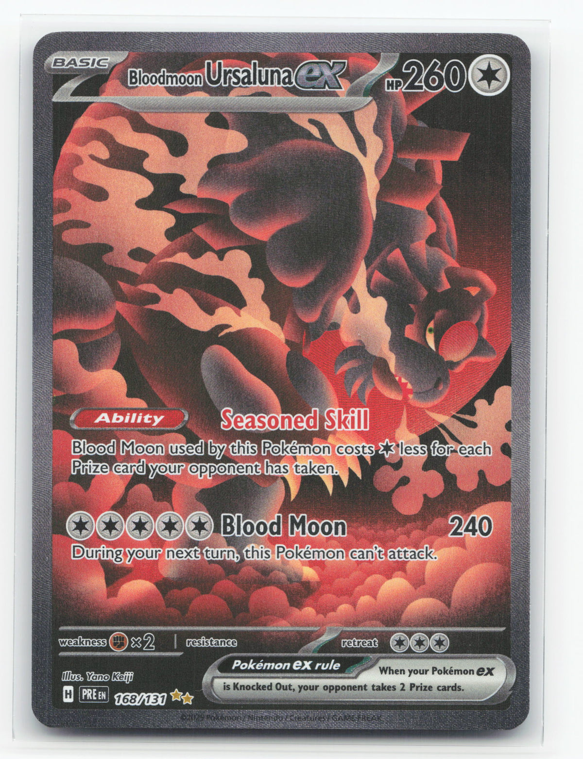 Bloodmoon Ursaluna ex 168/131 - Prismatic Evolutions