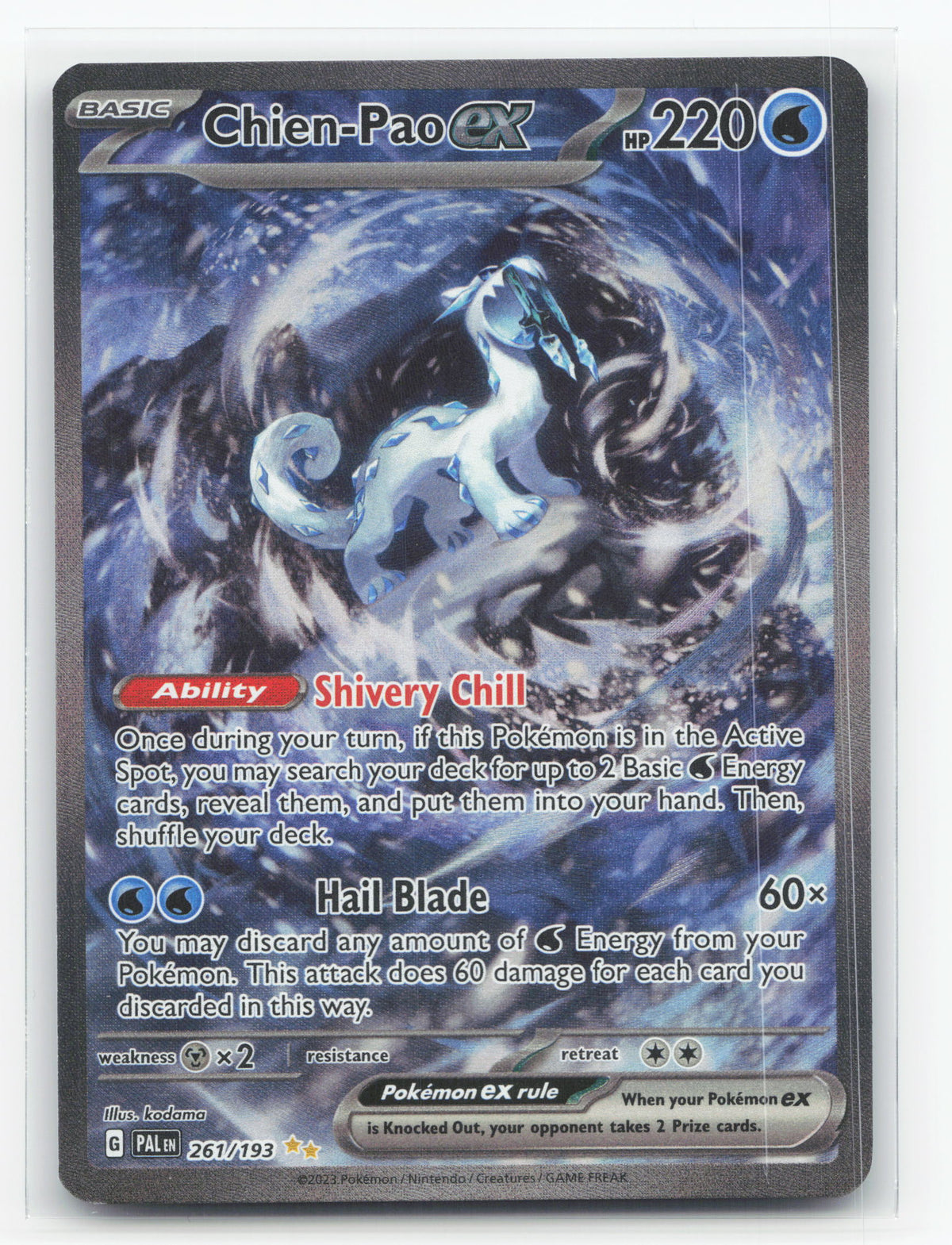 Chien-Pao ex 261/193 - Paldea Evolved