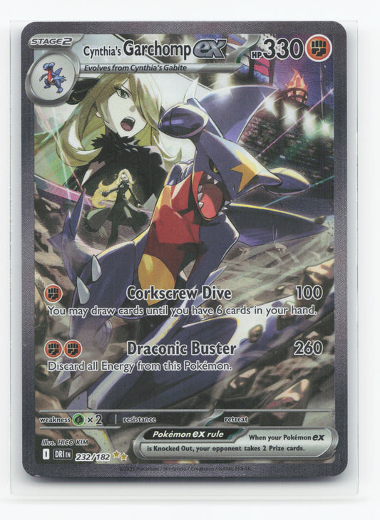 Cynthia's Garchomp ex 232/182 - Destined Rivals