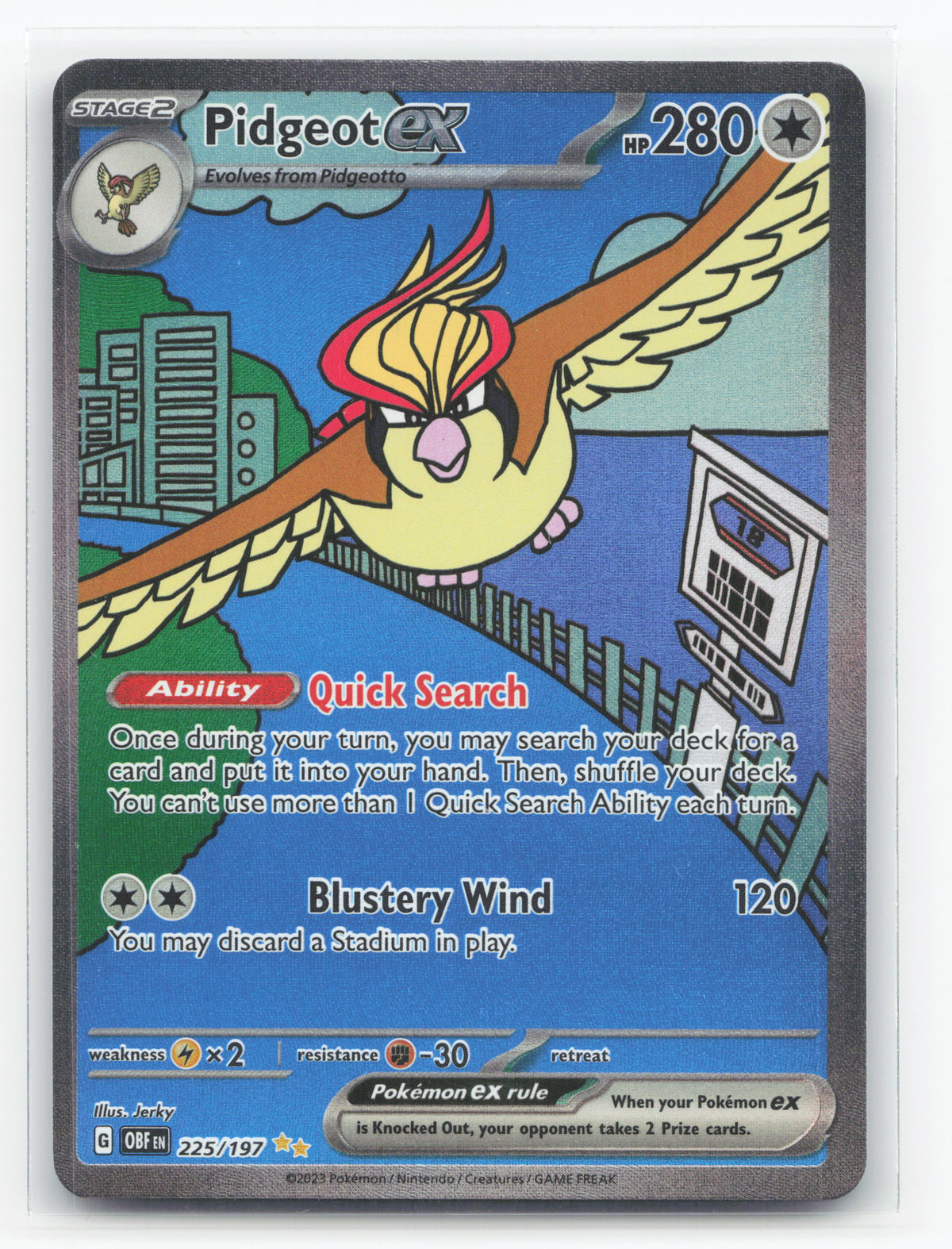 Pidgeot ex 225/197 - Obsidian Flames
