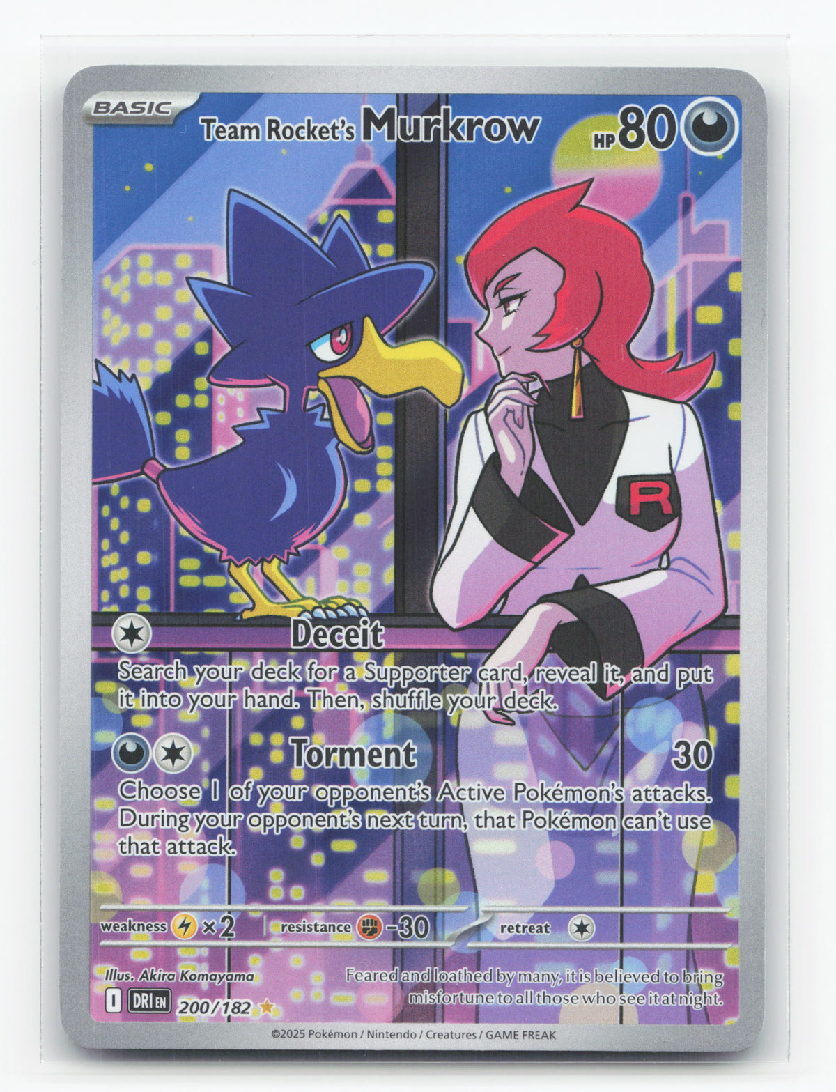 Team Rocket's Murkrow 200/182 - Destined Rivals
