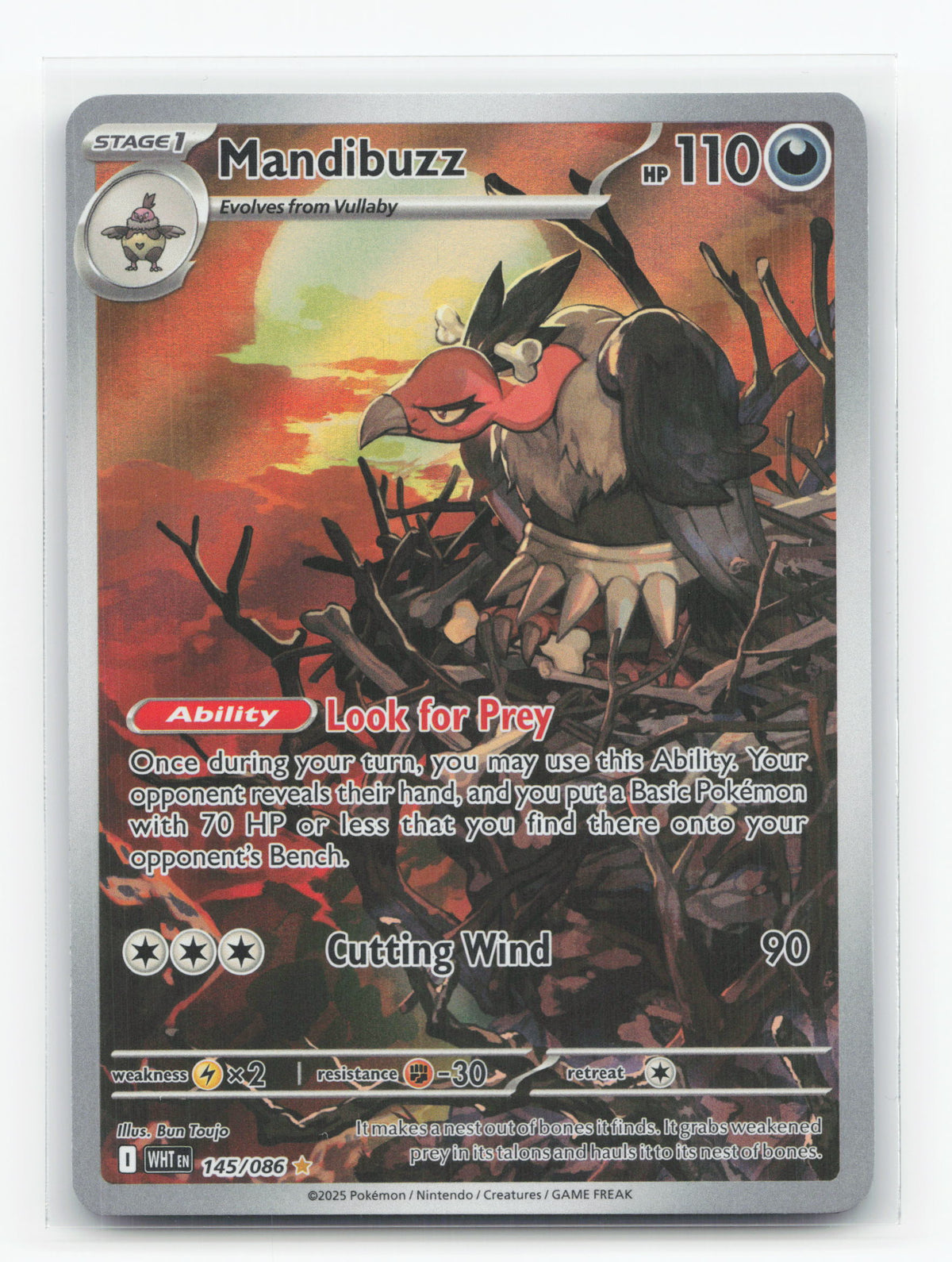 Mandibuzz 145/086 - White Flare
