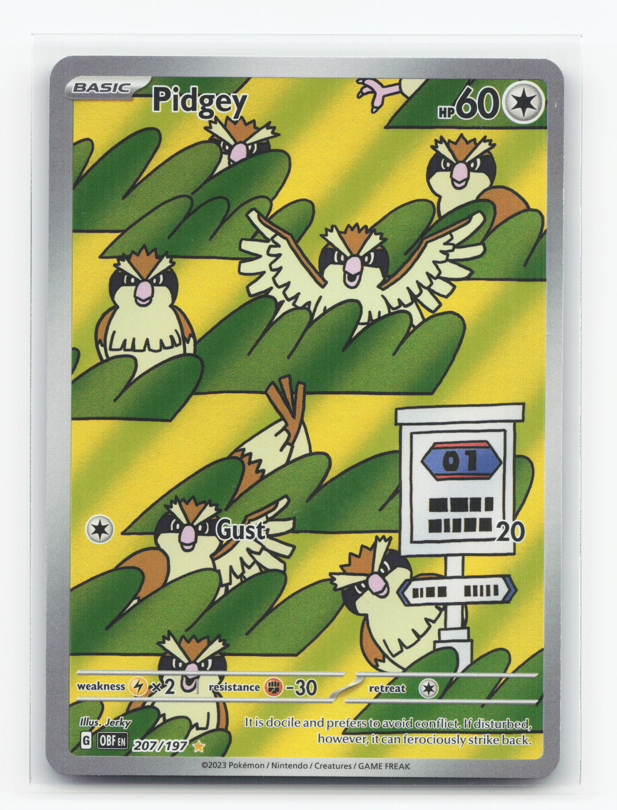 Pidgey 207/197 - Obsidian Flames